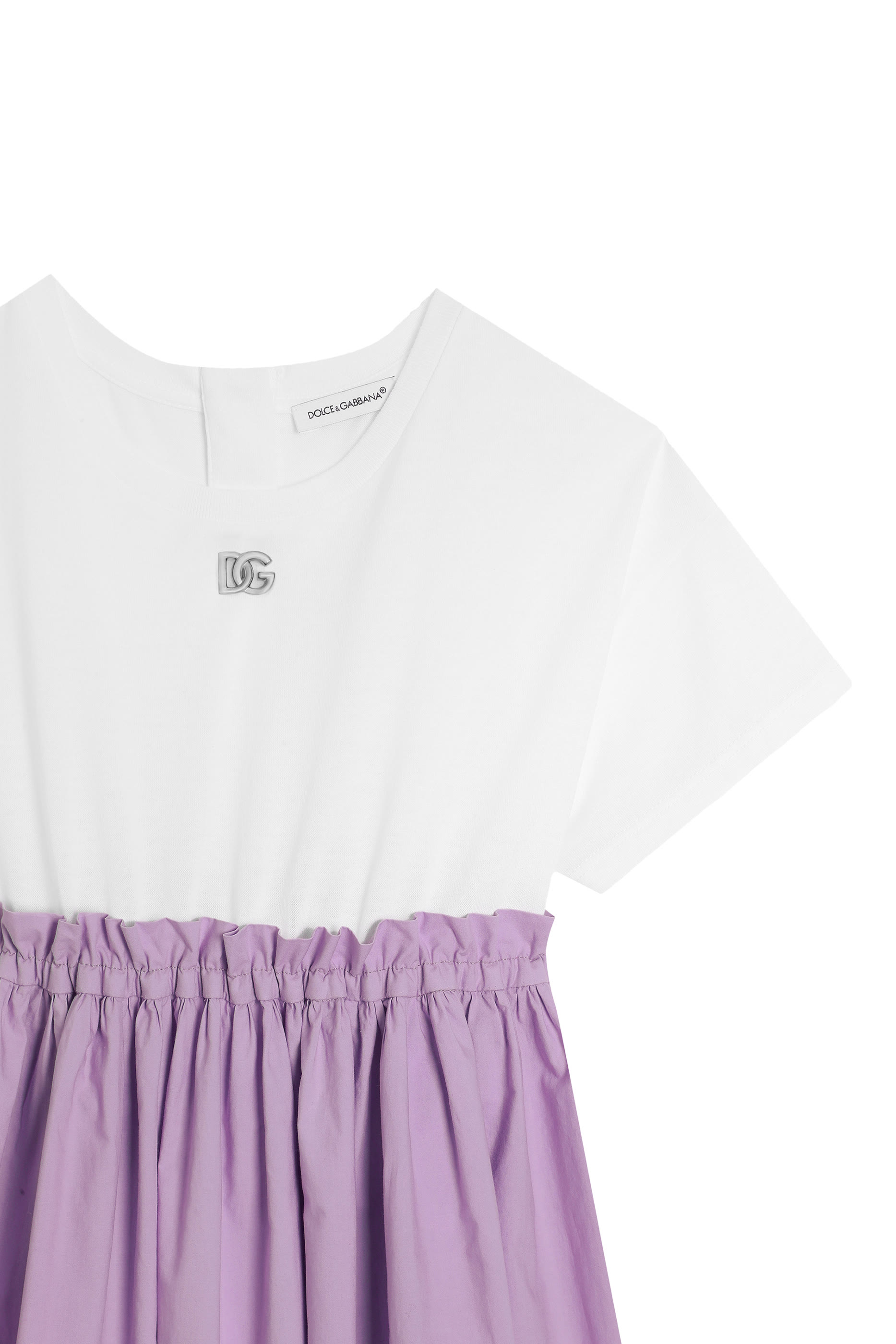 Kids Short Sleeve Flared Dress