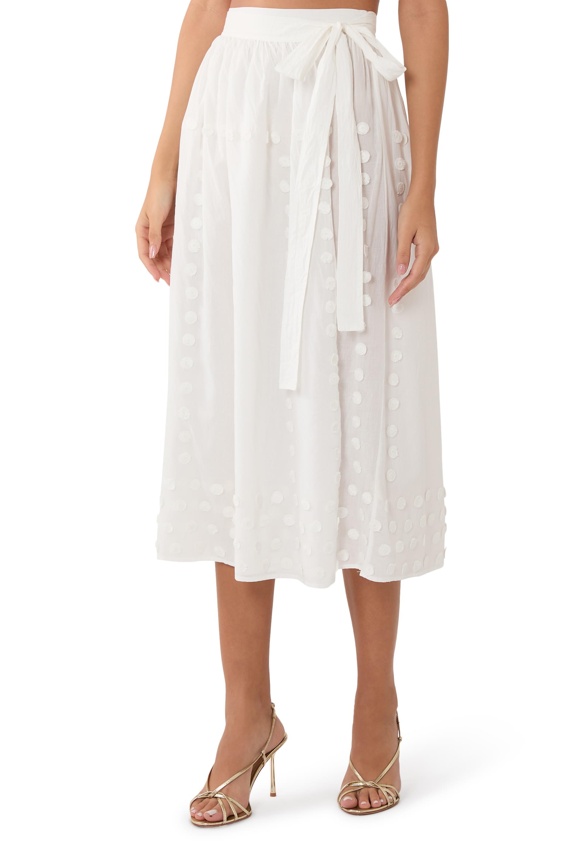 Kyla High Waisted Wrap Skirt Coverup