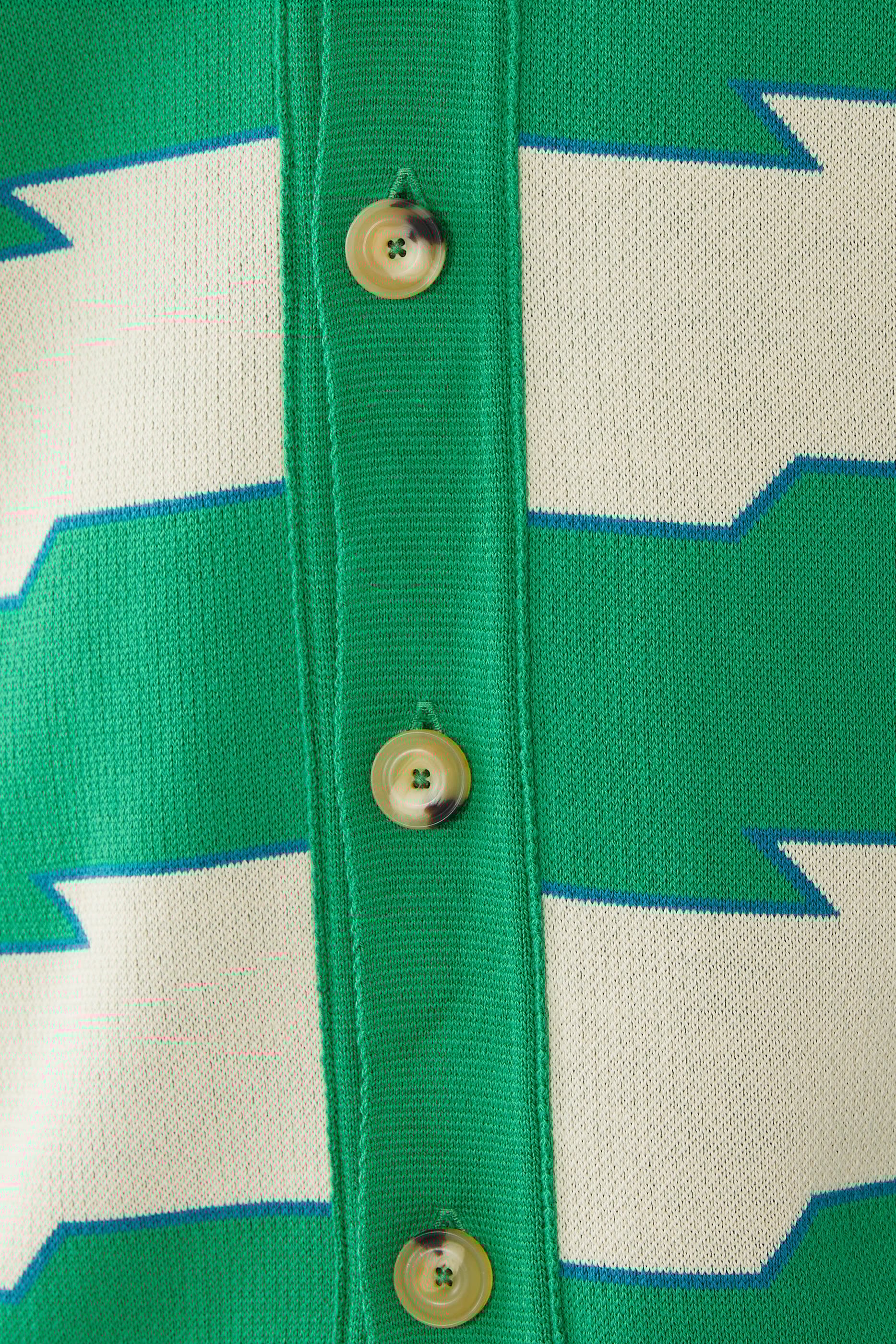 Railway Stripe Vest Cardigan