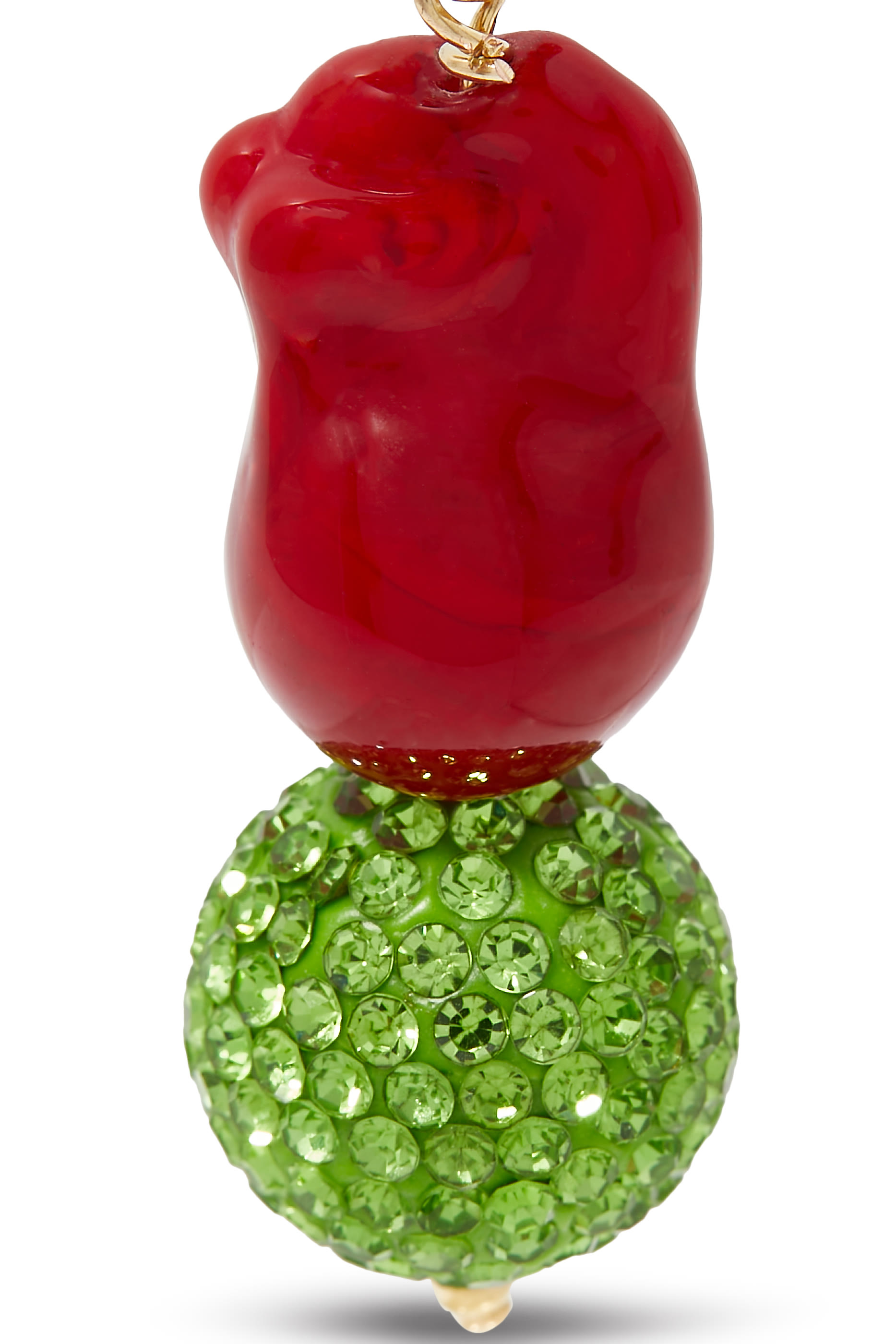 Mix-and-Match Huggie Earrings, 24k Gold-Plated Brass & Pearls