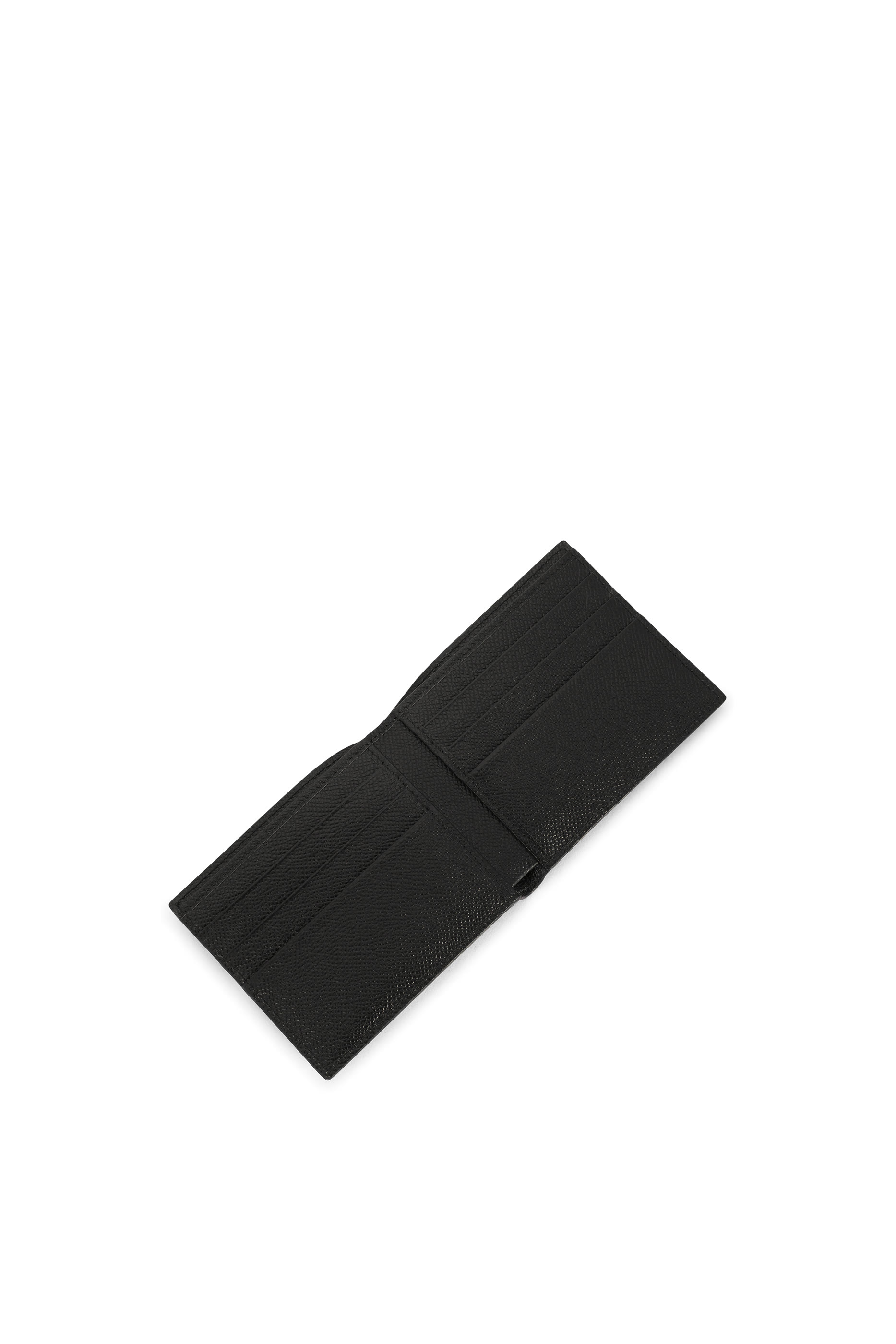 Logo Tag  Calfskin Bifold Wallet