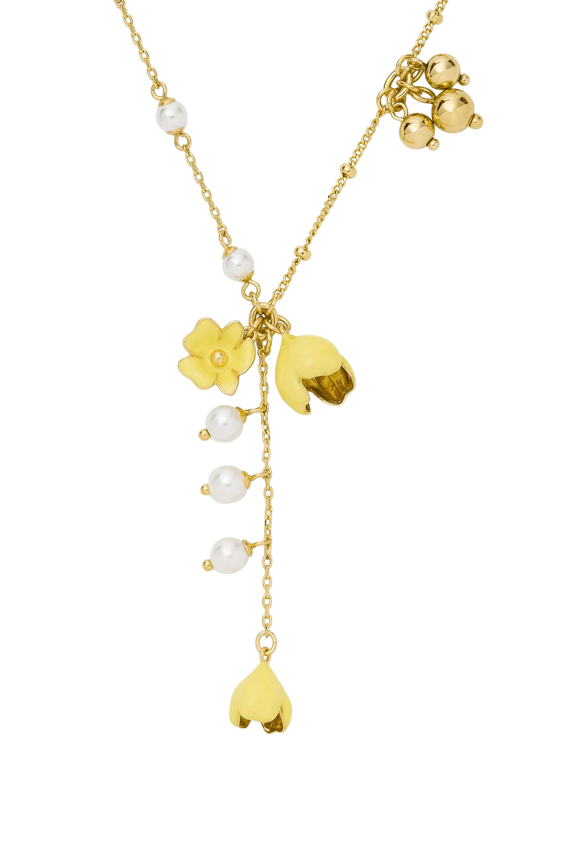Bloom Y Necklace, Glass & Enamel