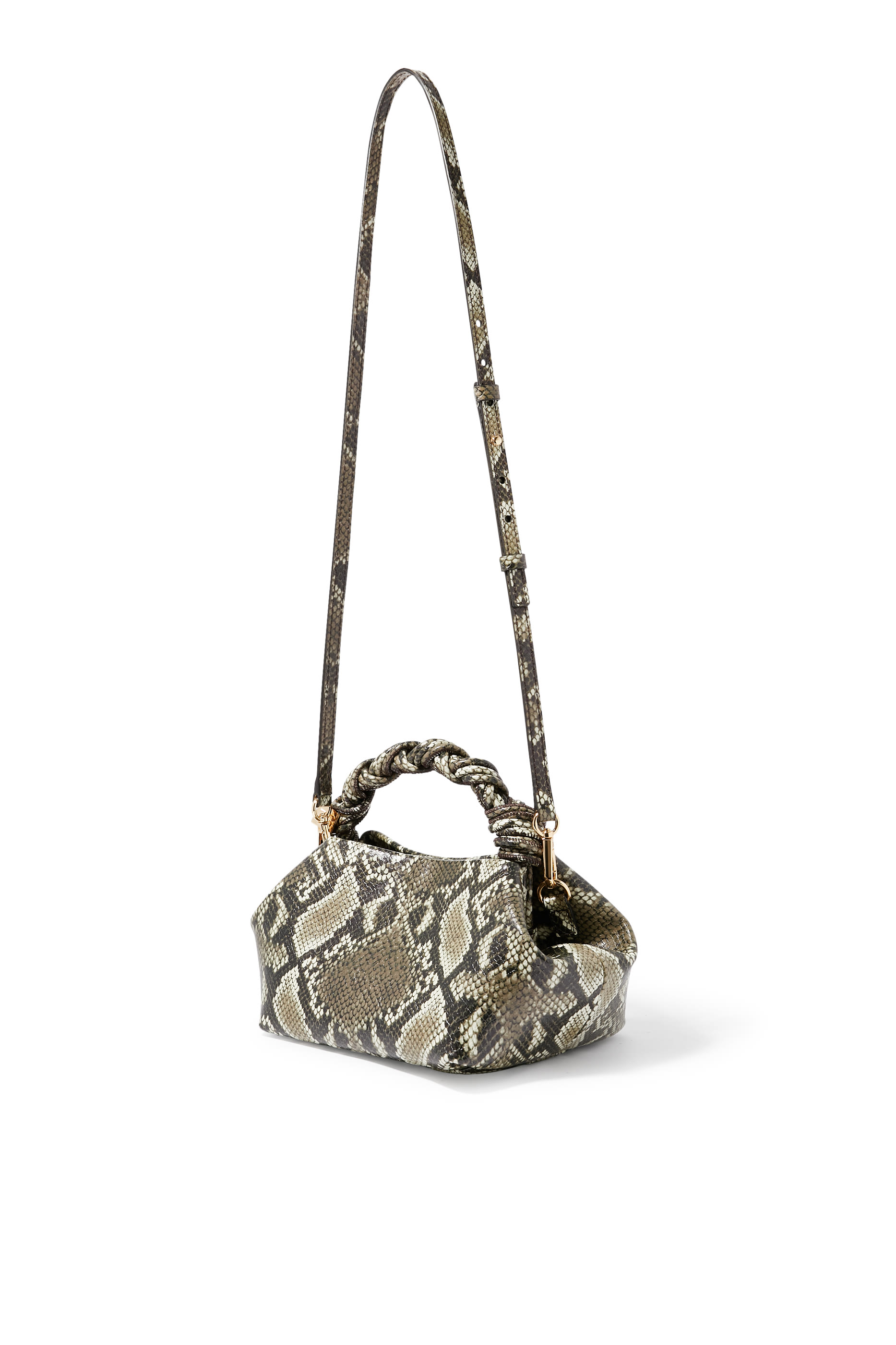 Snake Print Bou Bag