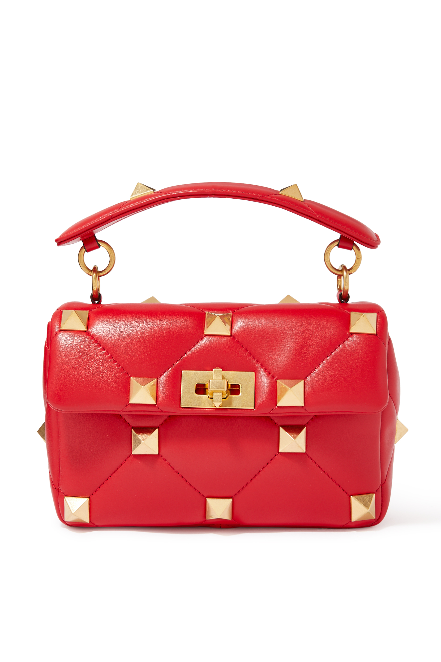  Roman Stud Leather Bag