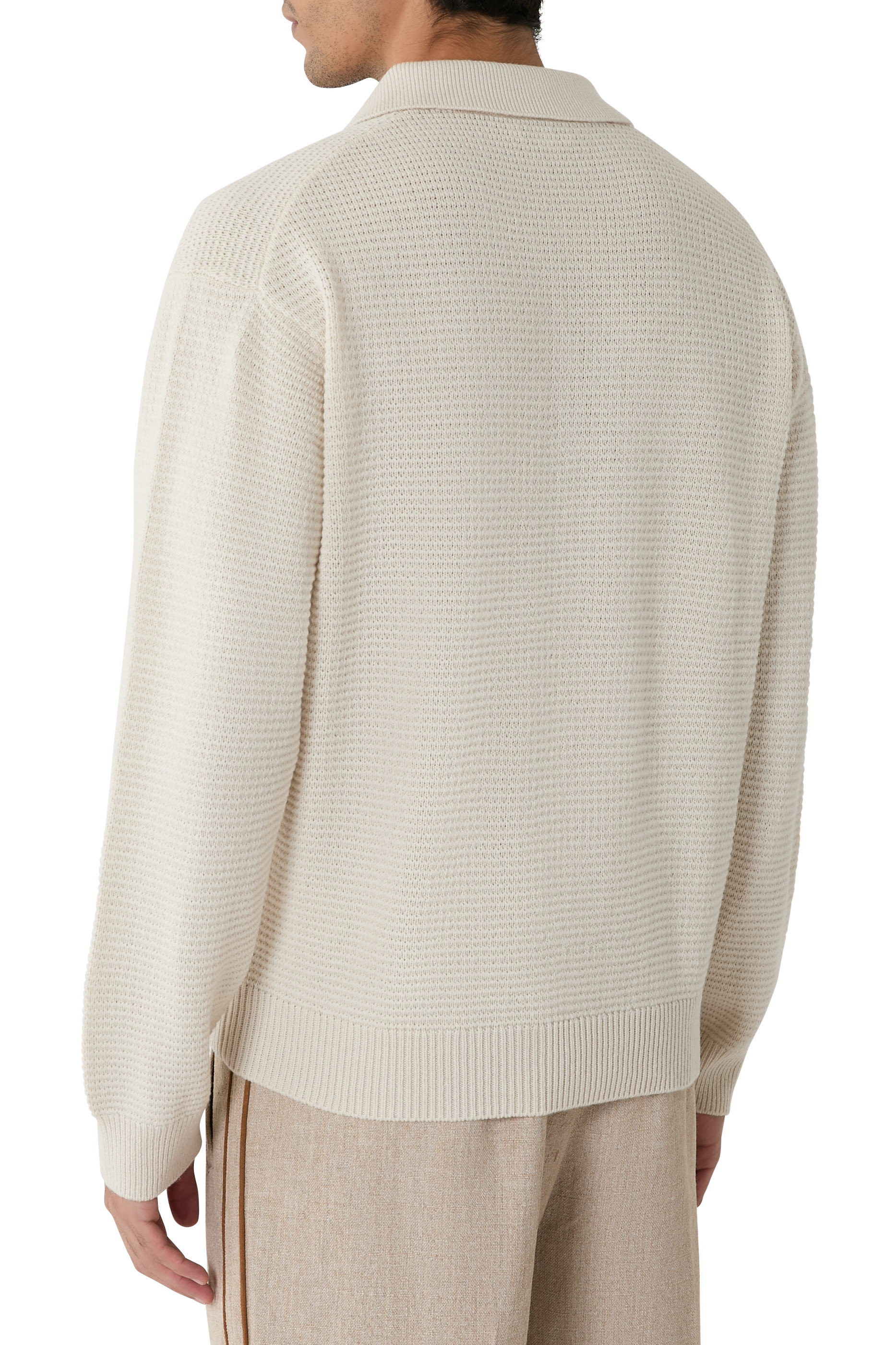 Textured Wool Cashmere Sweater