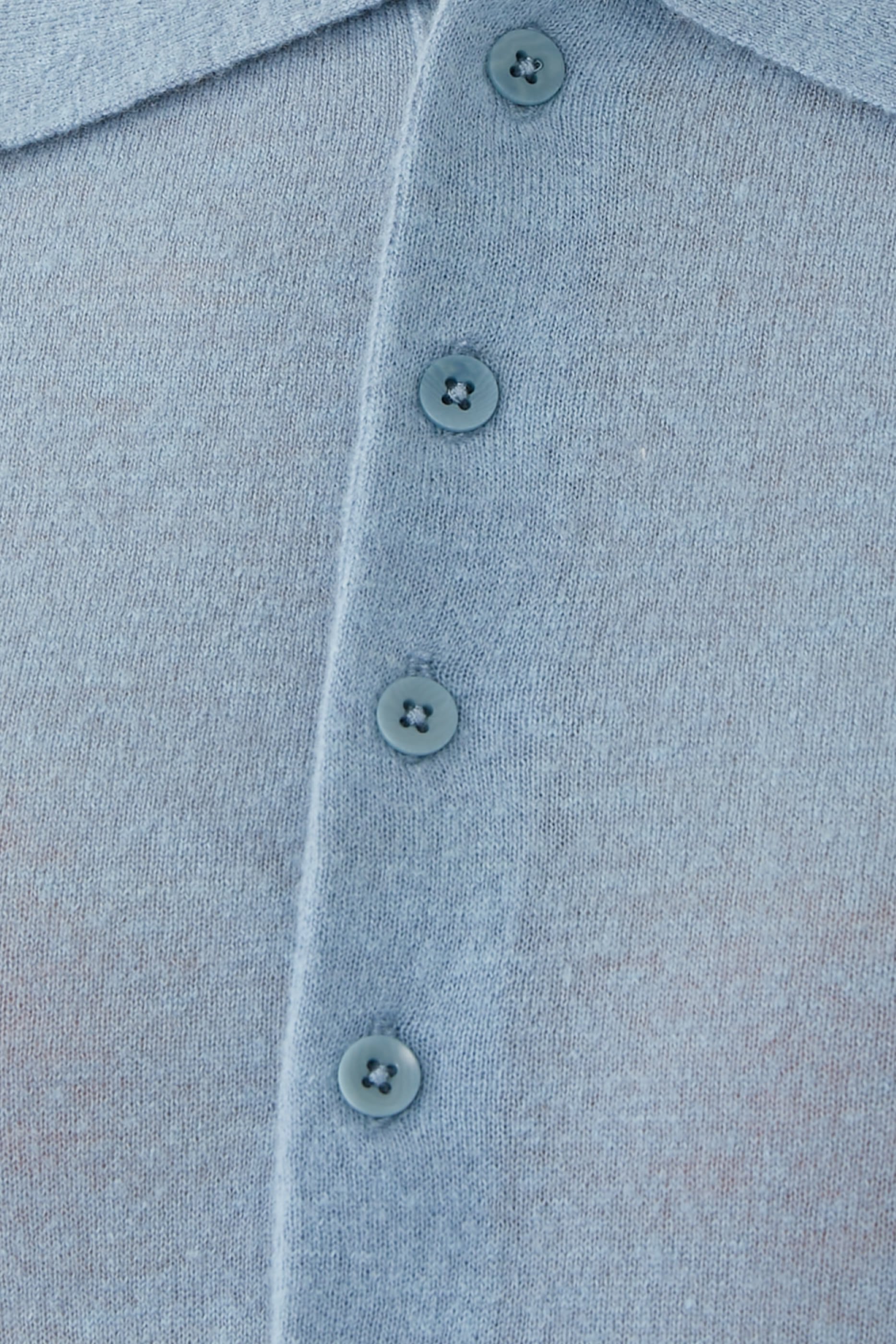 Wool Shrunken Polo Shirt