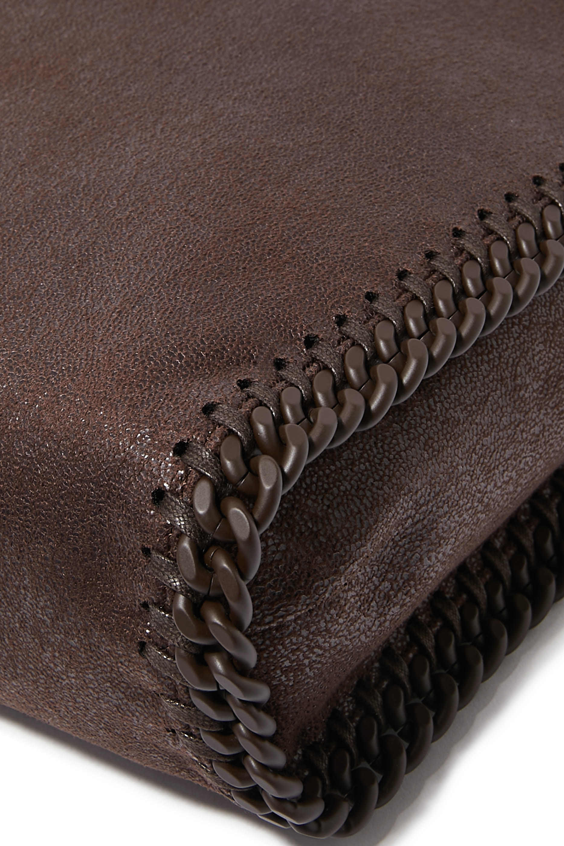 Falabella Fold-Over Enamel Tote Bag