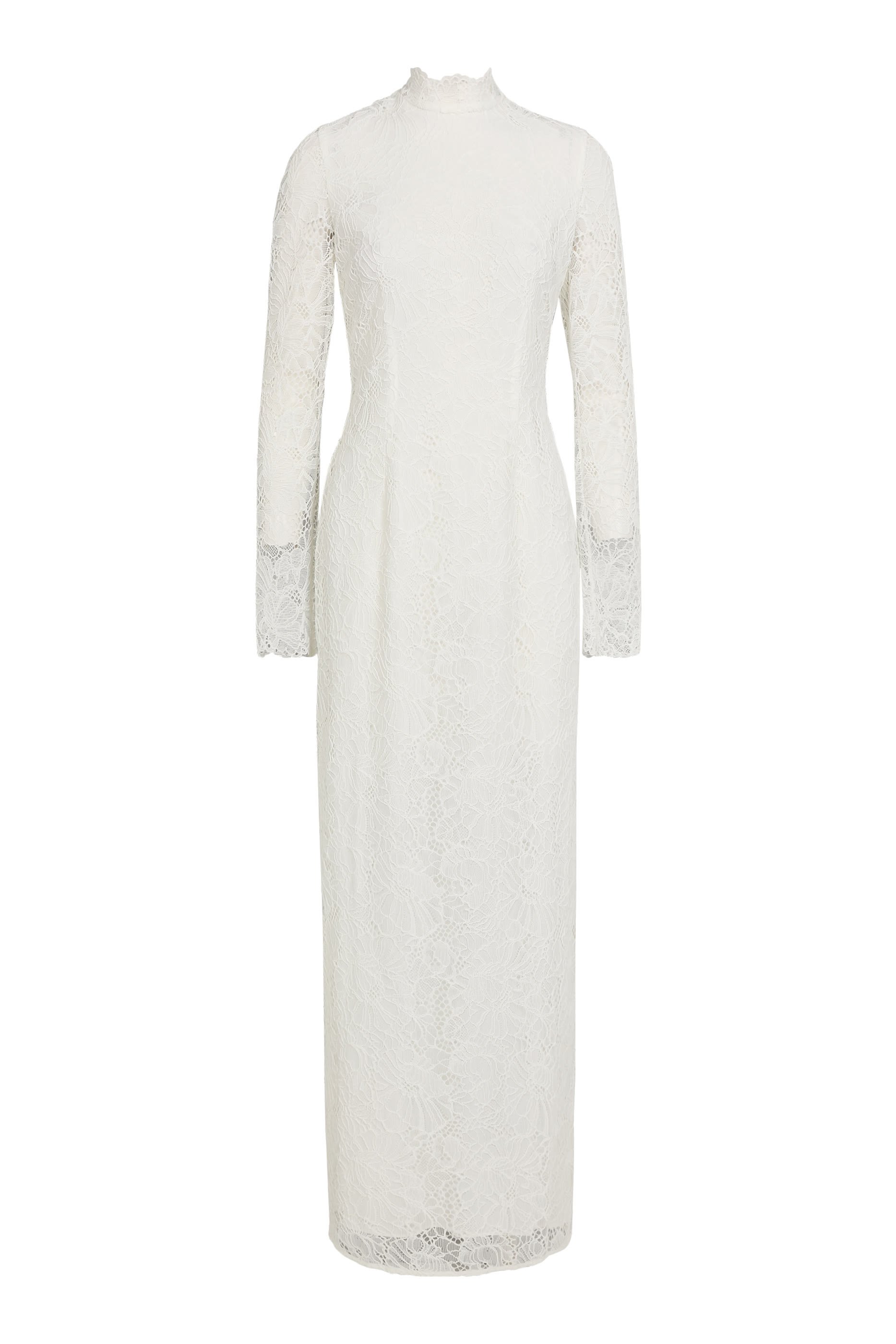 Lace Open Back Maxi Dress