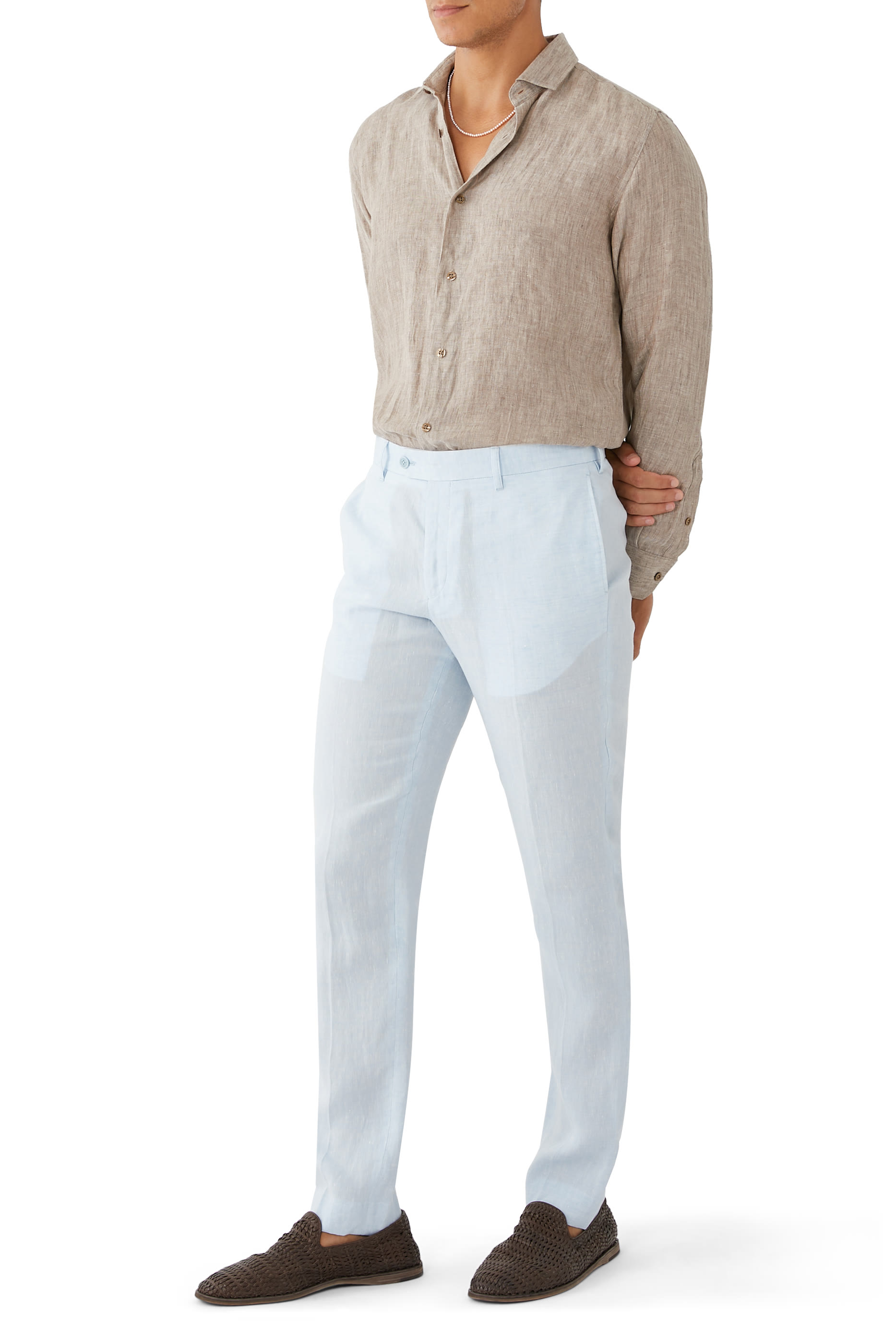 Antonio Long Sleeves Linen Shirt