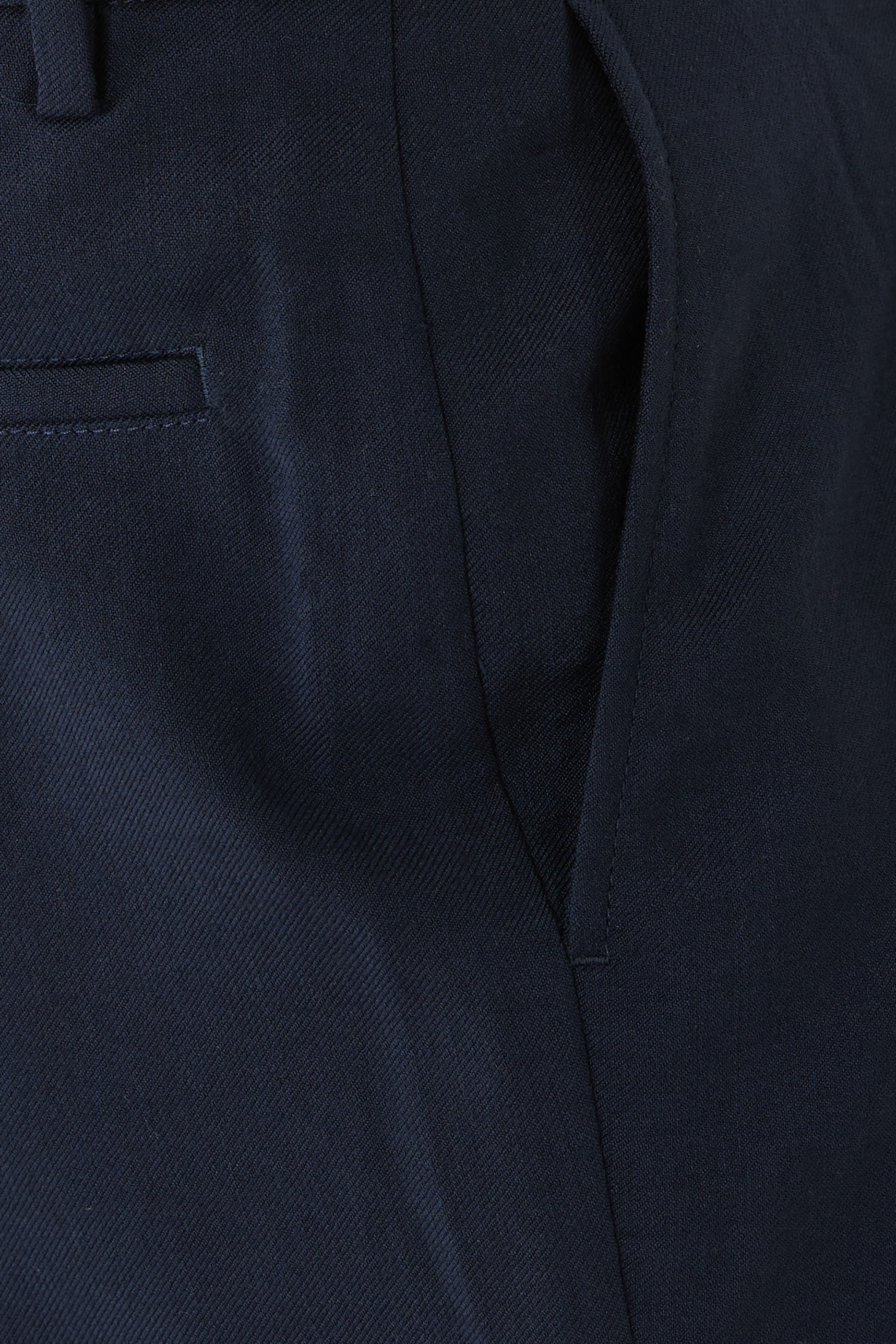 Pleated Wool Twill Trouser