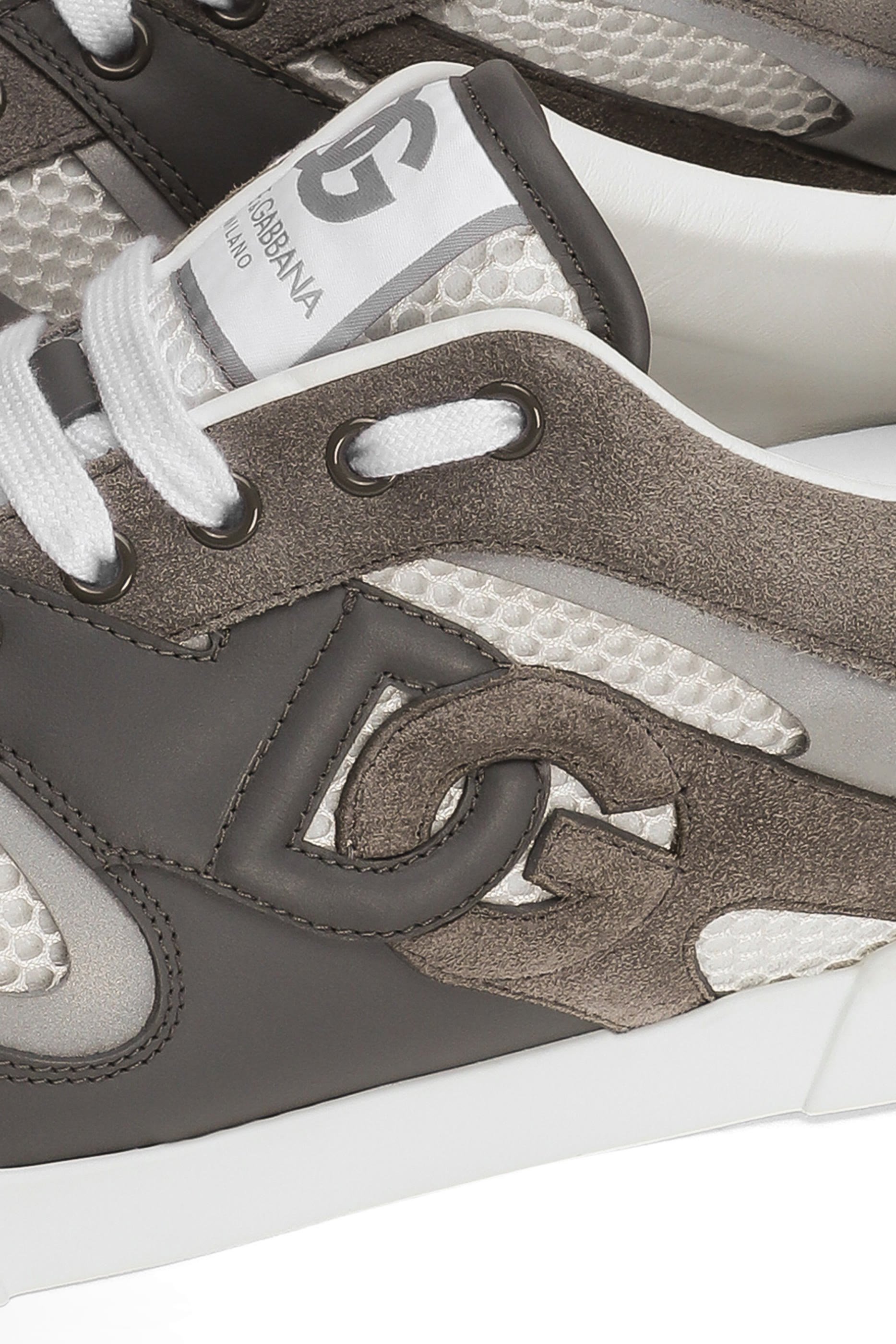 DG Logo Leather Sneakers