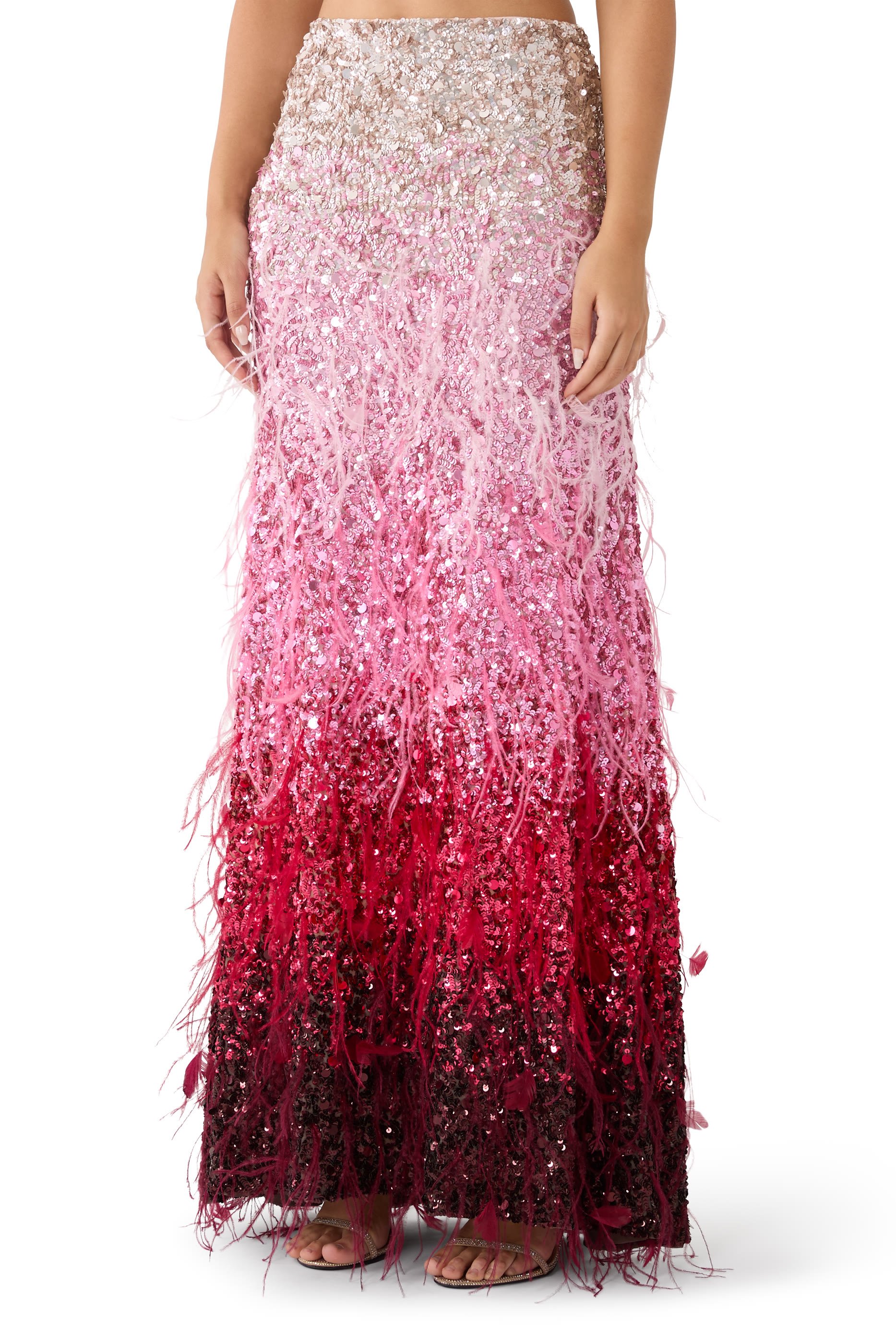 Ashton Feathered Skirt 