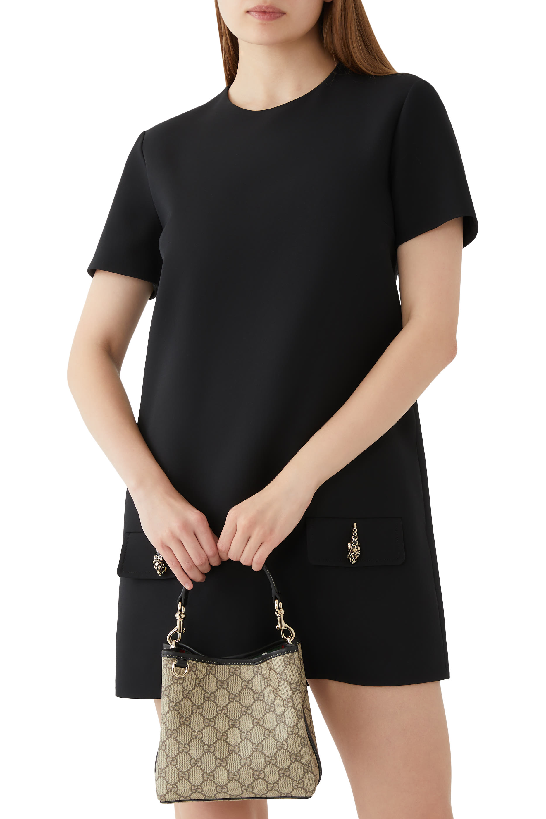 GG Emblem Mini Bucket Bag