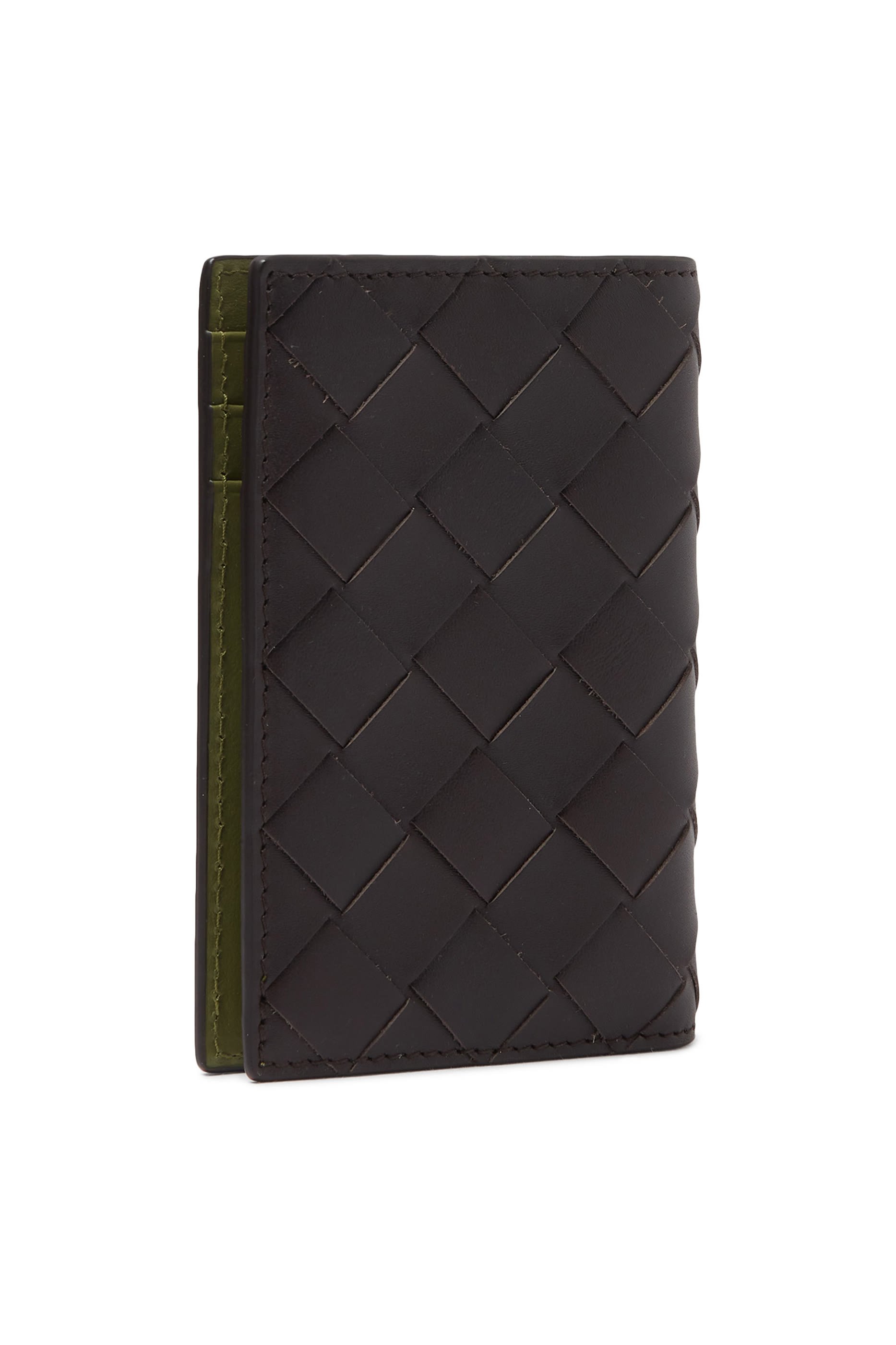 Intrecciato Flap Card Case