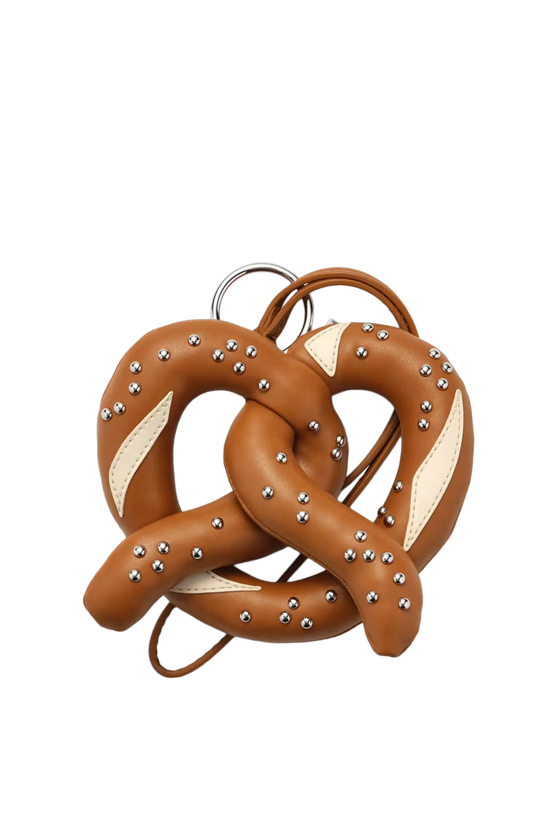 Soft Pretzel Bag Charm 