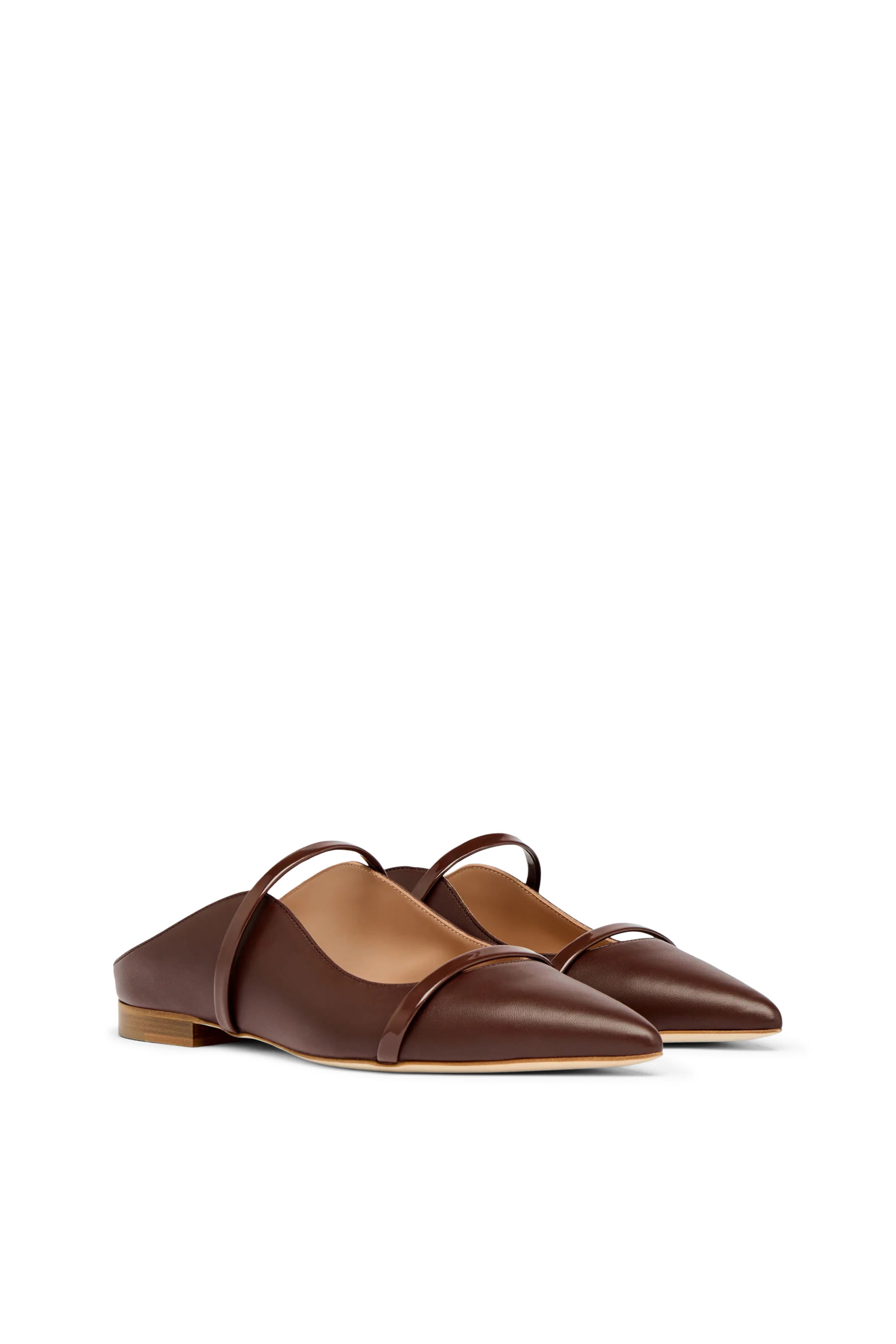 Maureen Leather Flat Mules