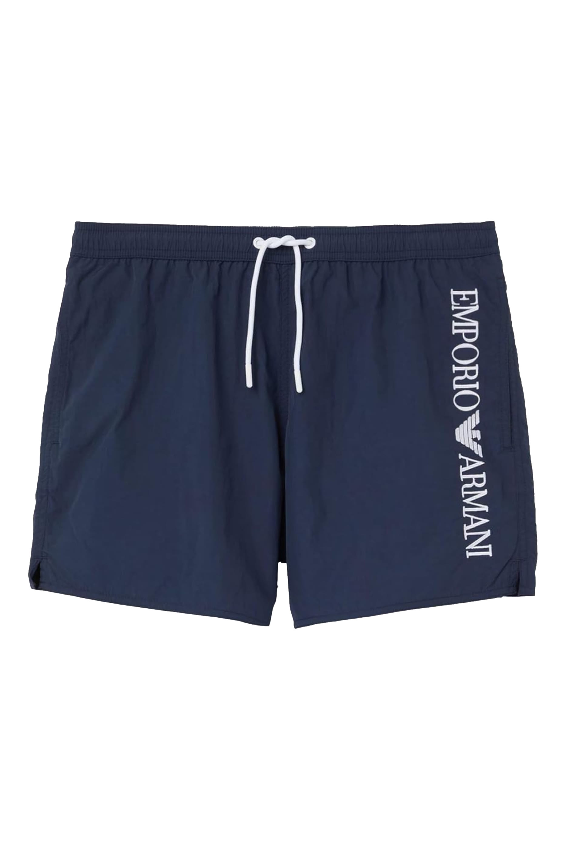 Embroidered Veryical Logo Swimshorts