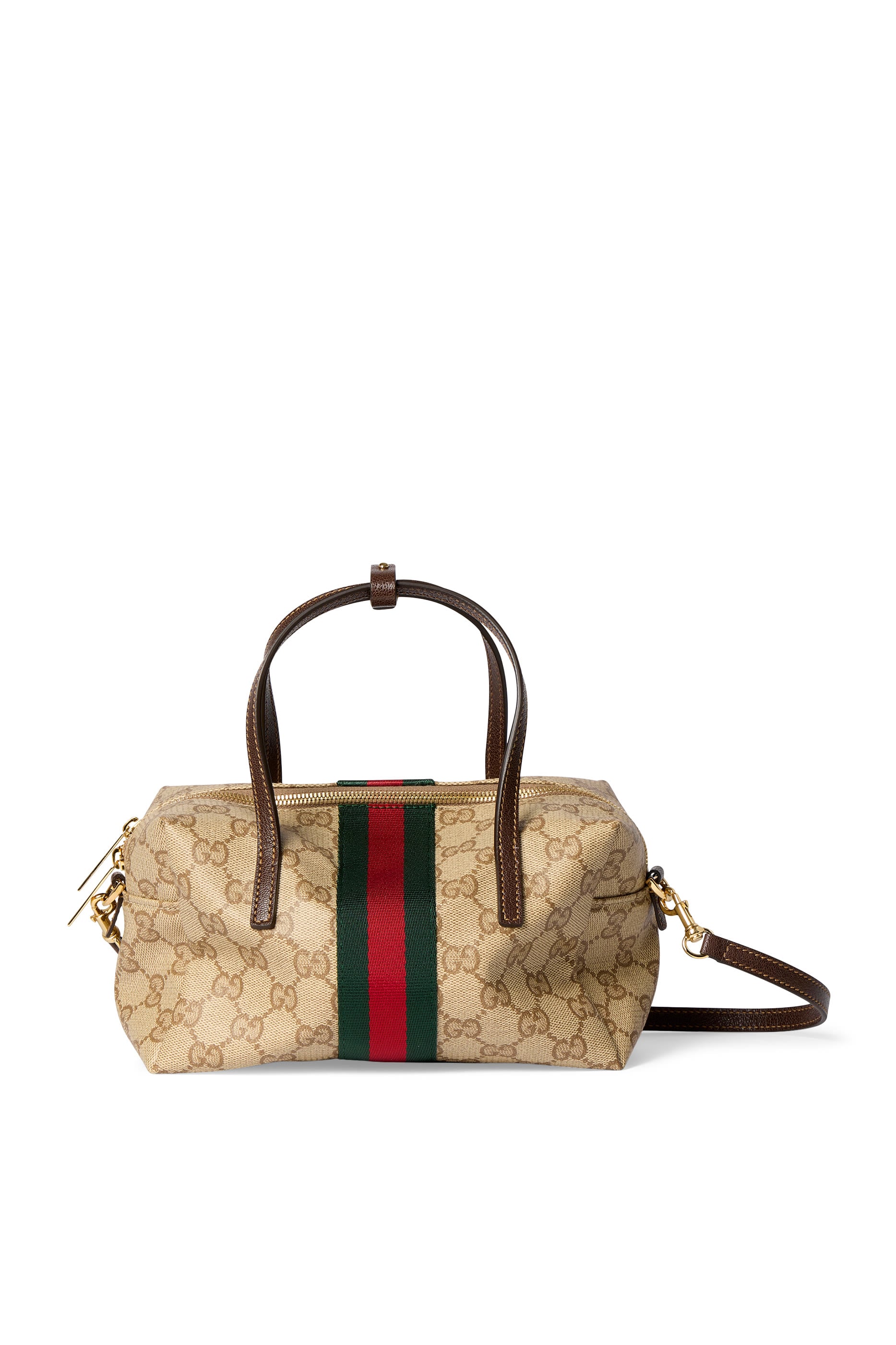 Mini Boston Bag with Web