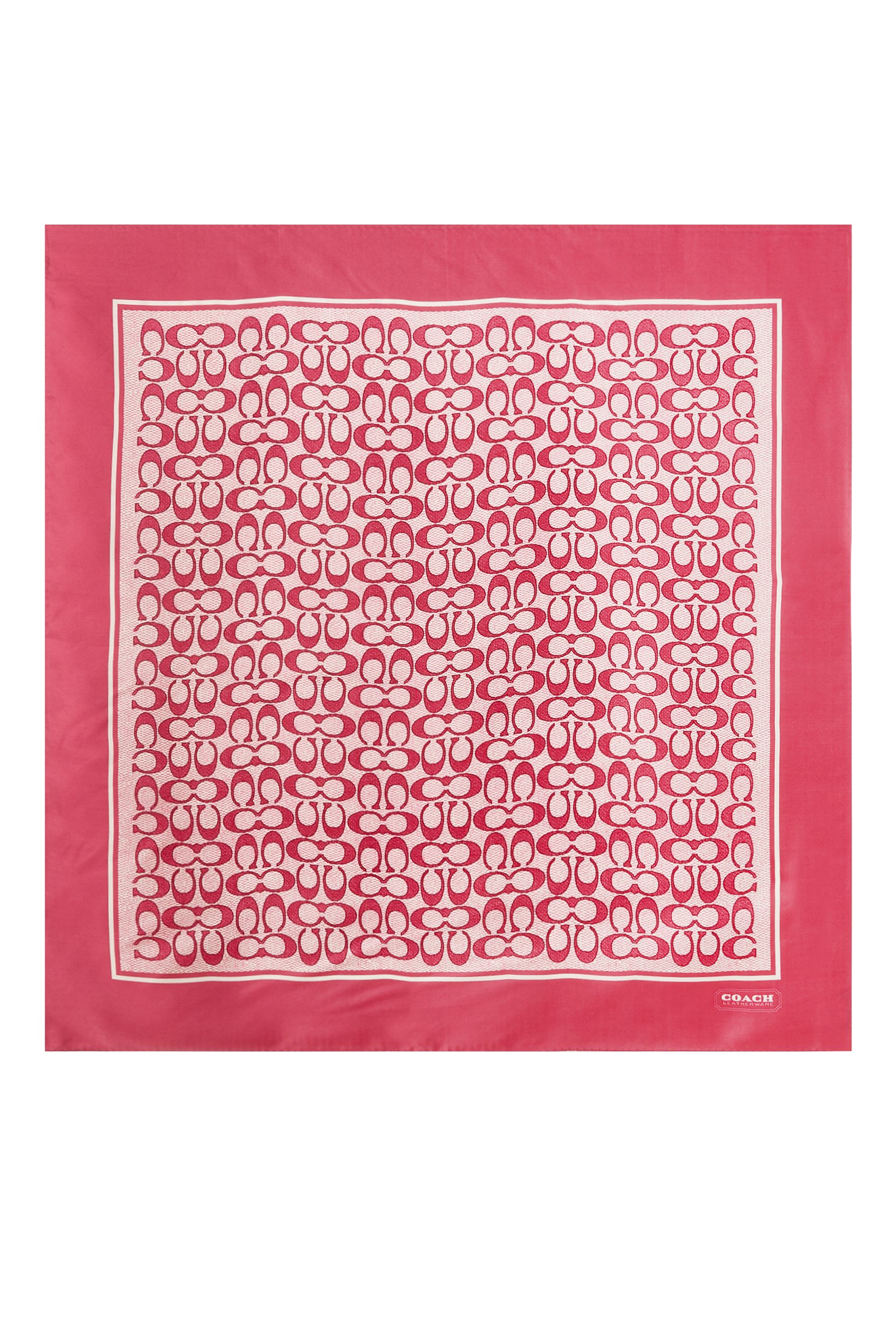 Vintage Signature Print Silk Square Scarf