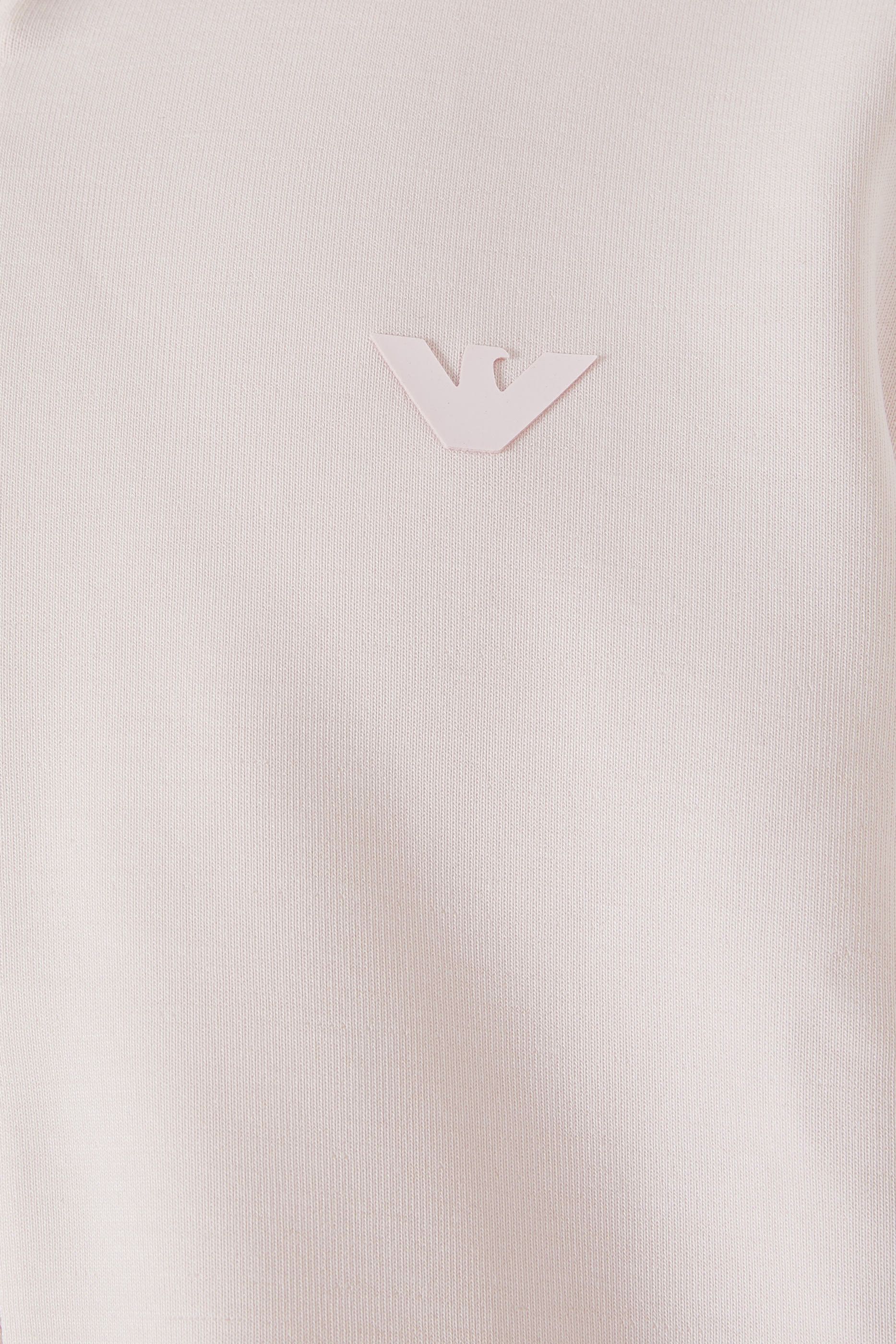 Kids Embossed Logo Zip-Up Hoodie
