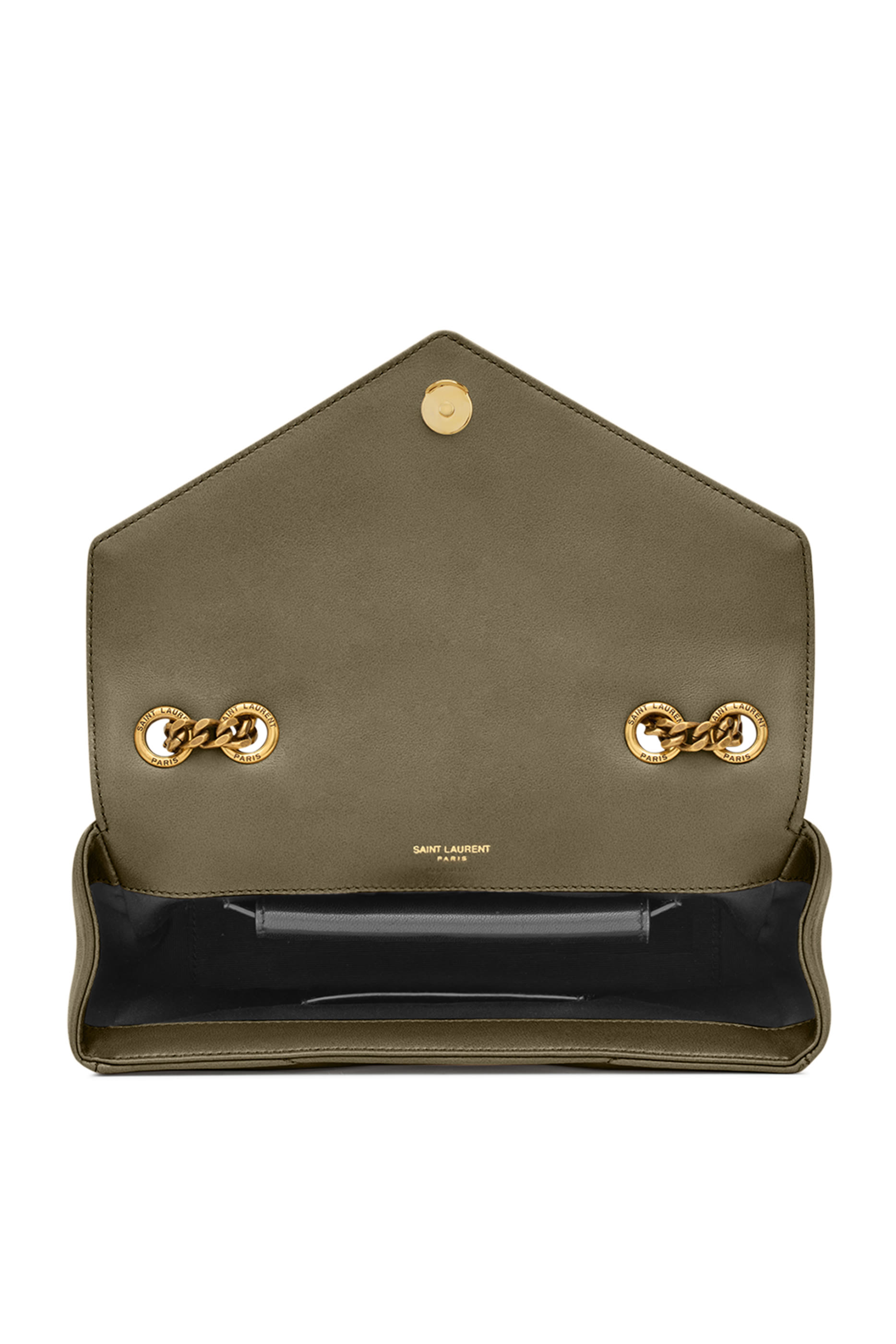  Loulou Small Chain Bag In Matelass&eacute; Lambskin