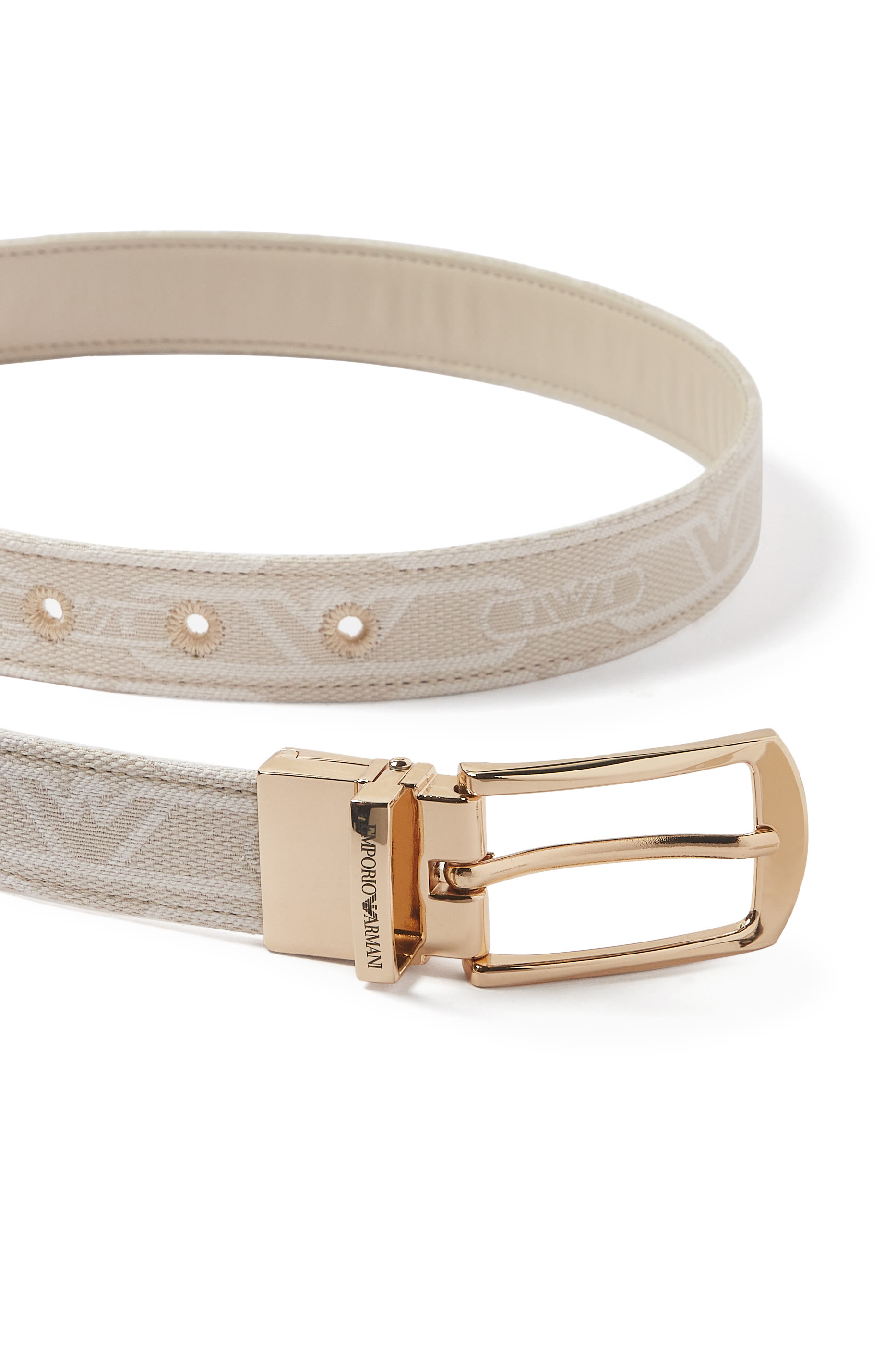 Logo Reversible Leather Belt