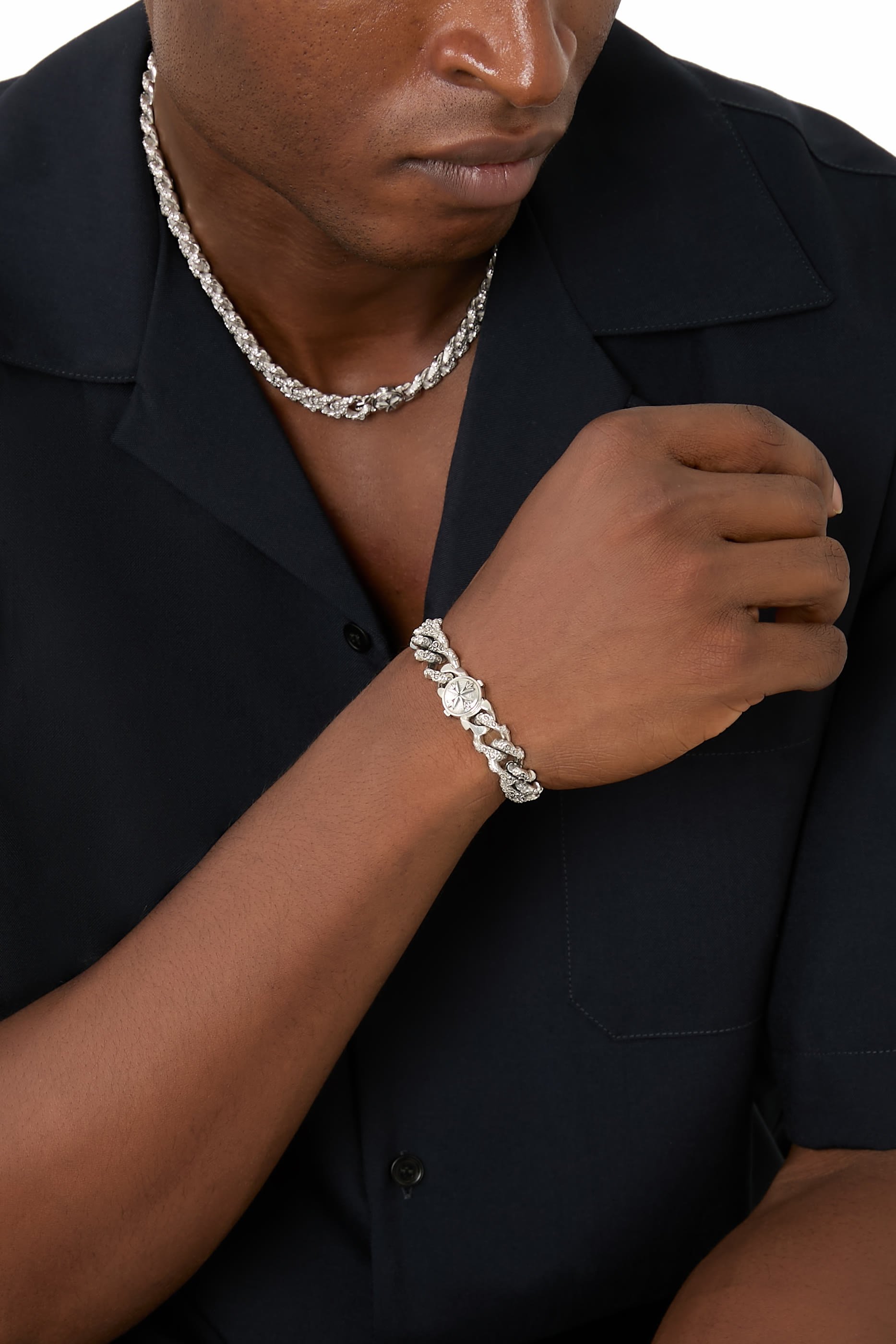 Flourish Chain Bracelet, Sterling Silver