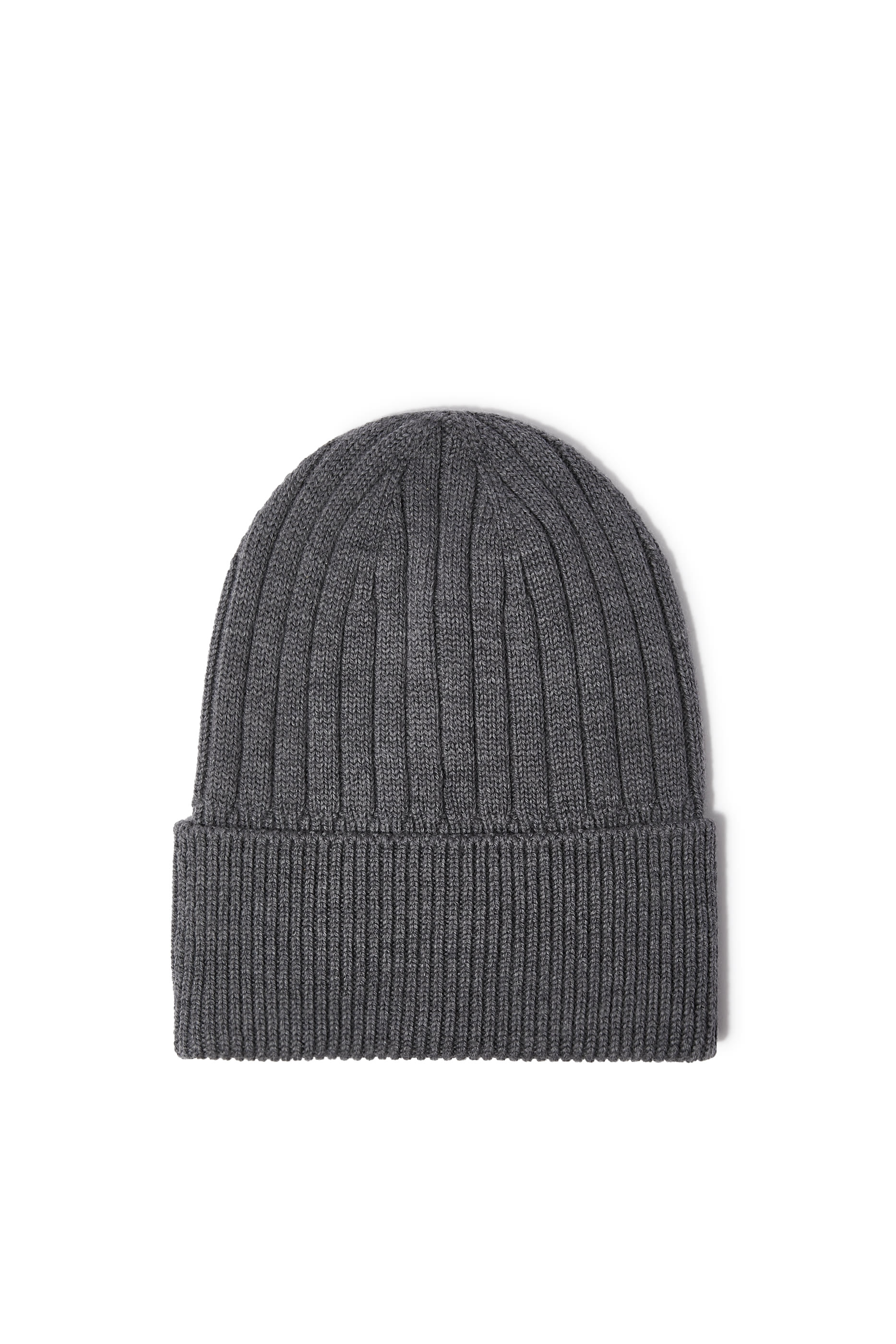 Rib Knit Wool Hat