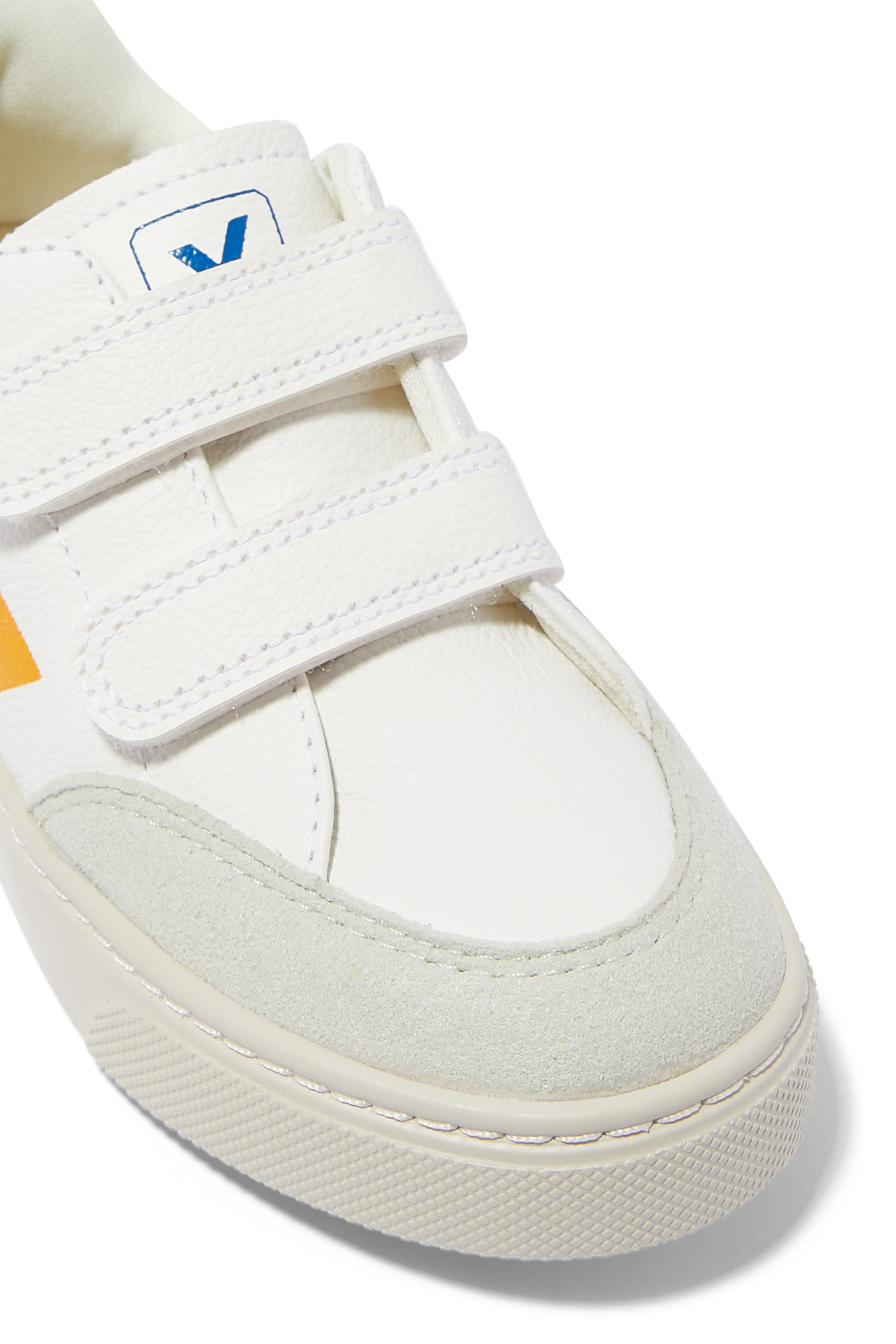 Kids V-12 Chromefree Leather Sneakers