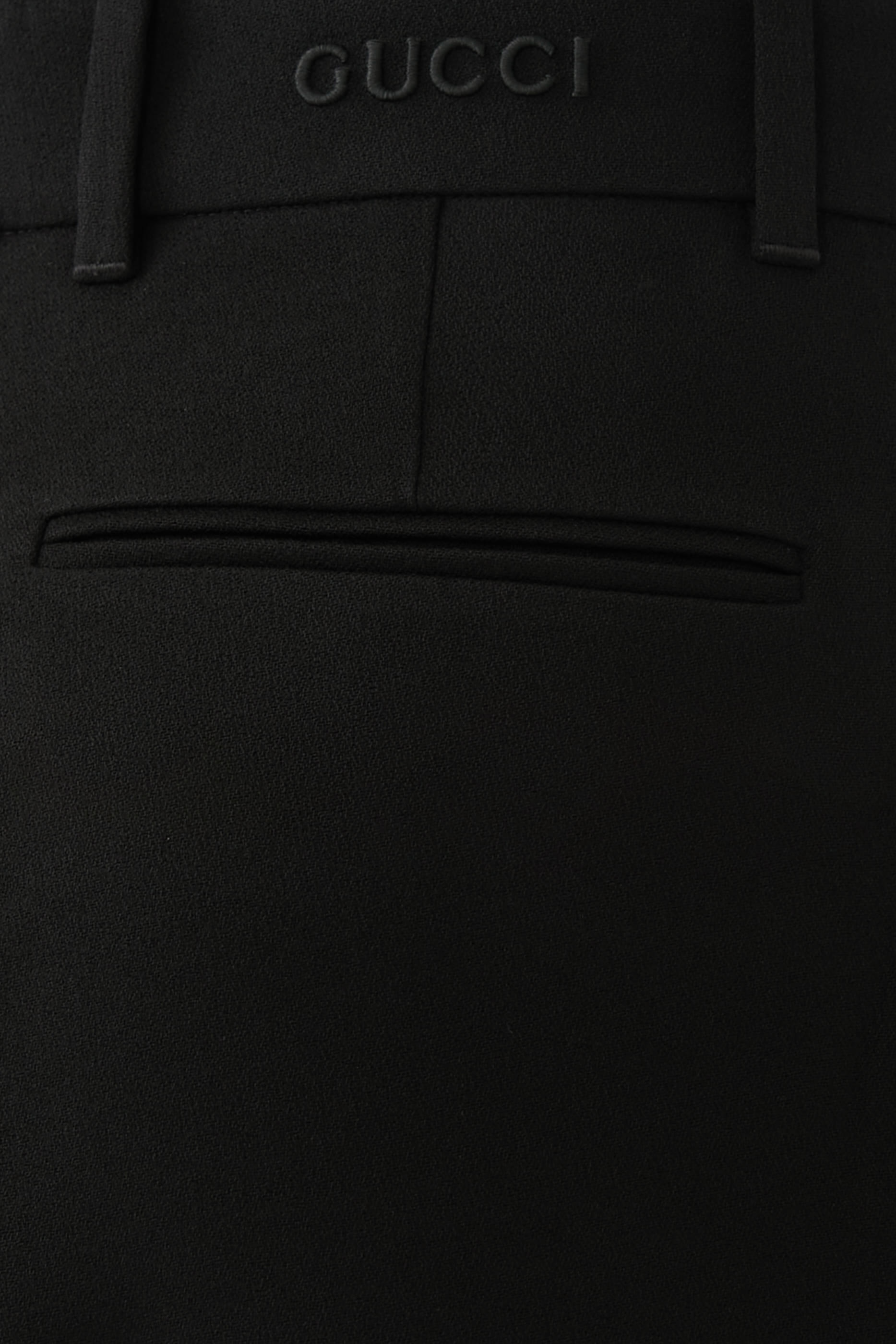 Embroidered Viscose Sable Pants