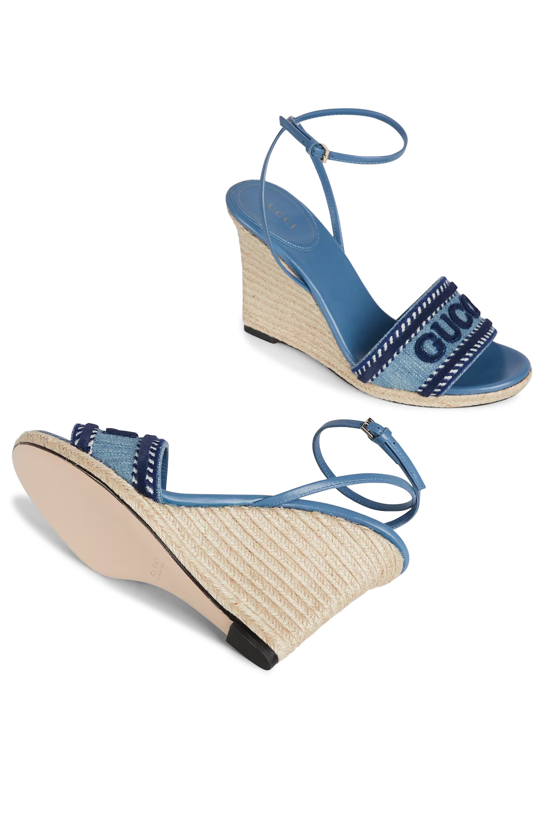 Denim 95 Platform Espadrilles