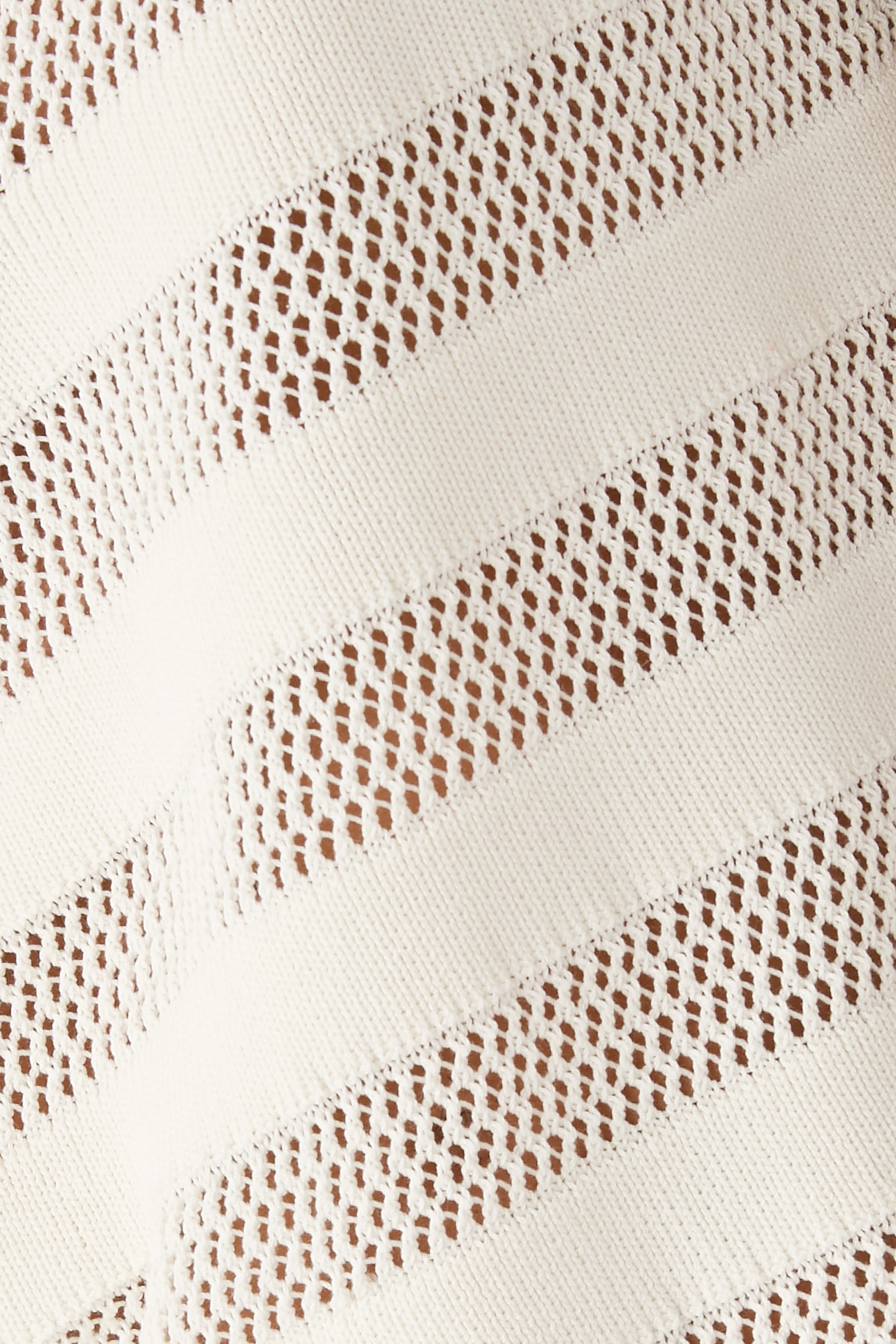 Calvin Striped Mesh Polo Shirt