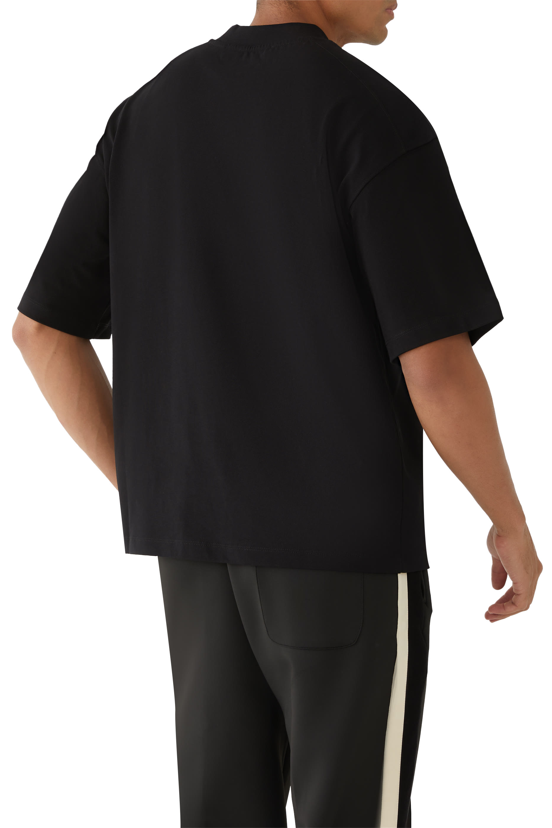 Block Mock Neck T-Shirt