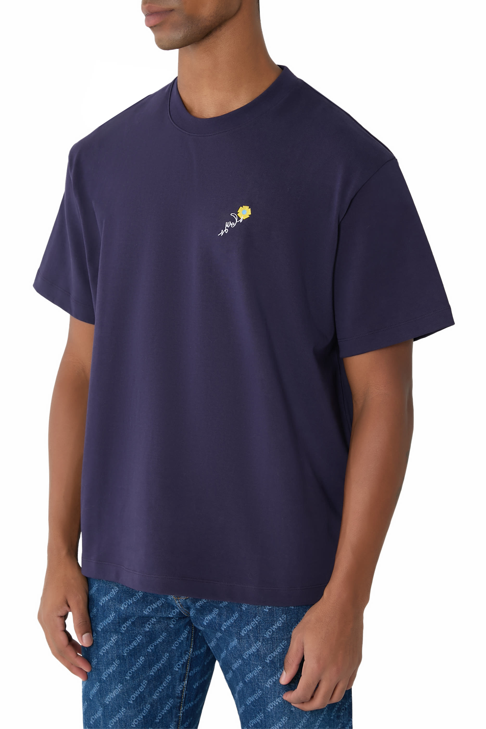 Floral Embroidered T-Shirt