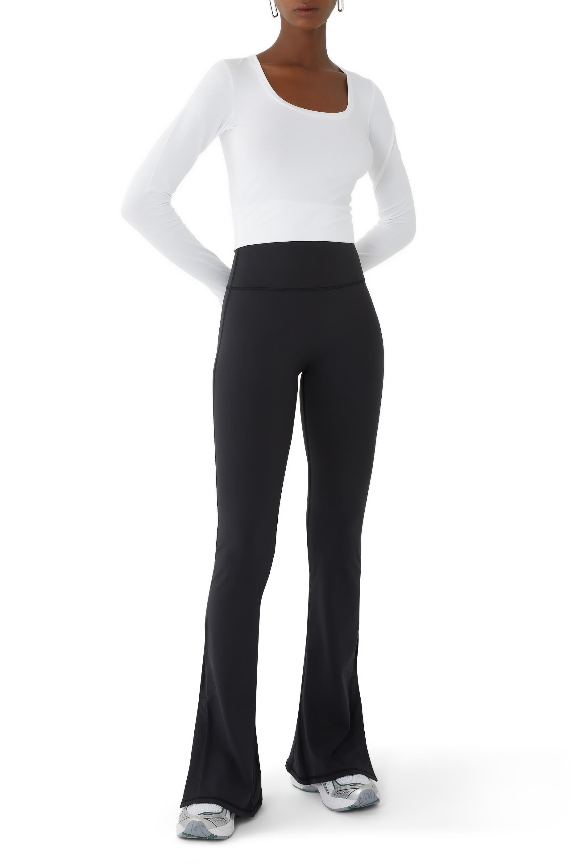 Elevate Life Long Sleeve Crop Top