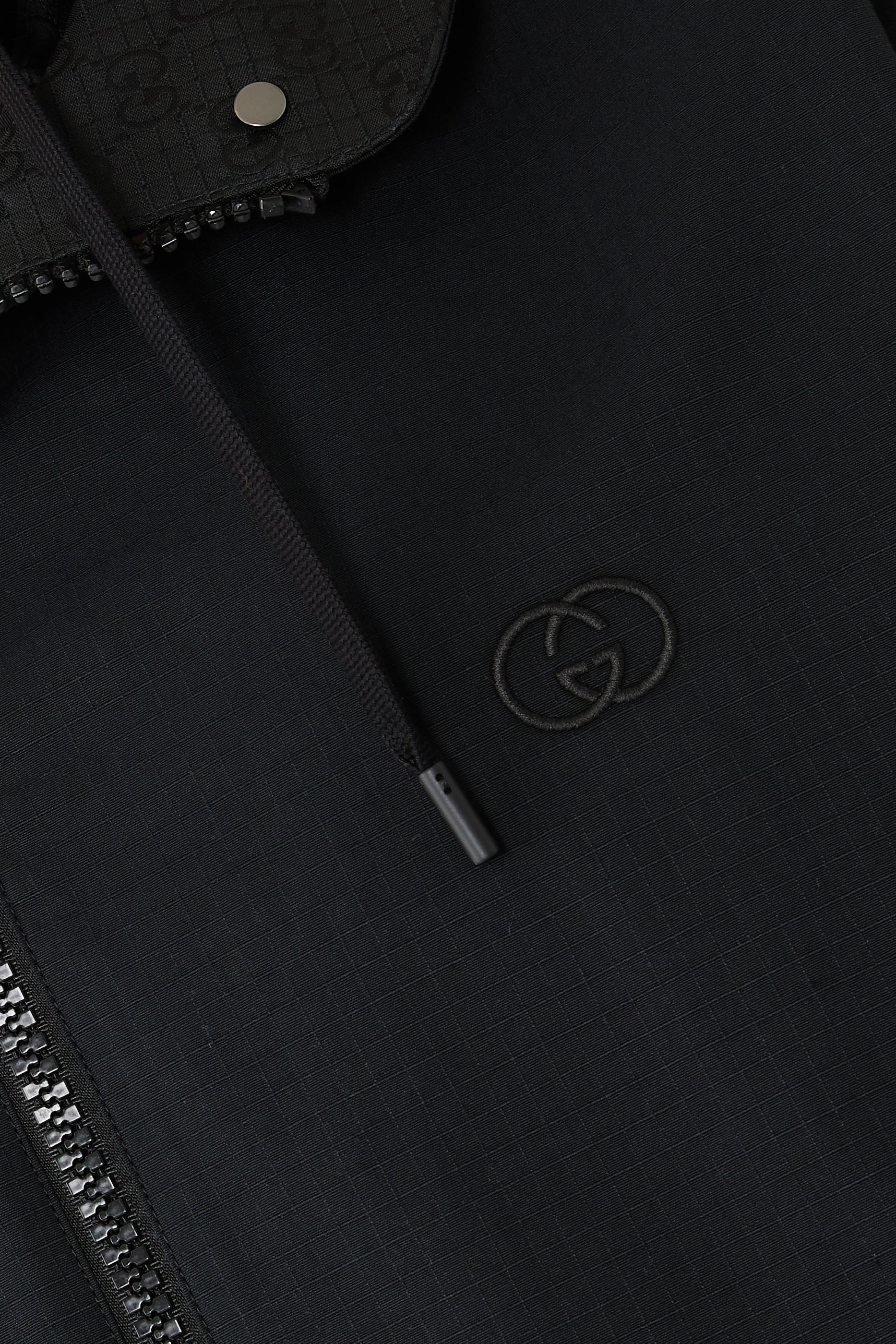 Reversible Cotton Ripstop Zip Jacket