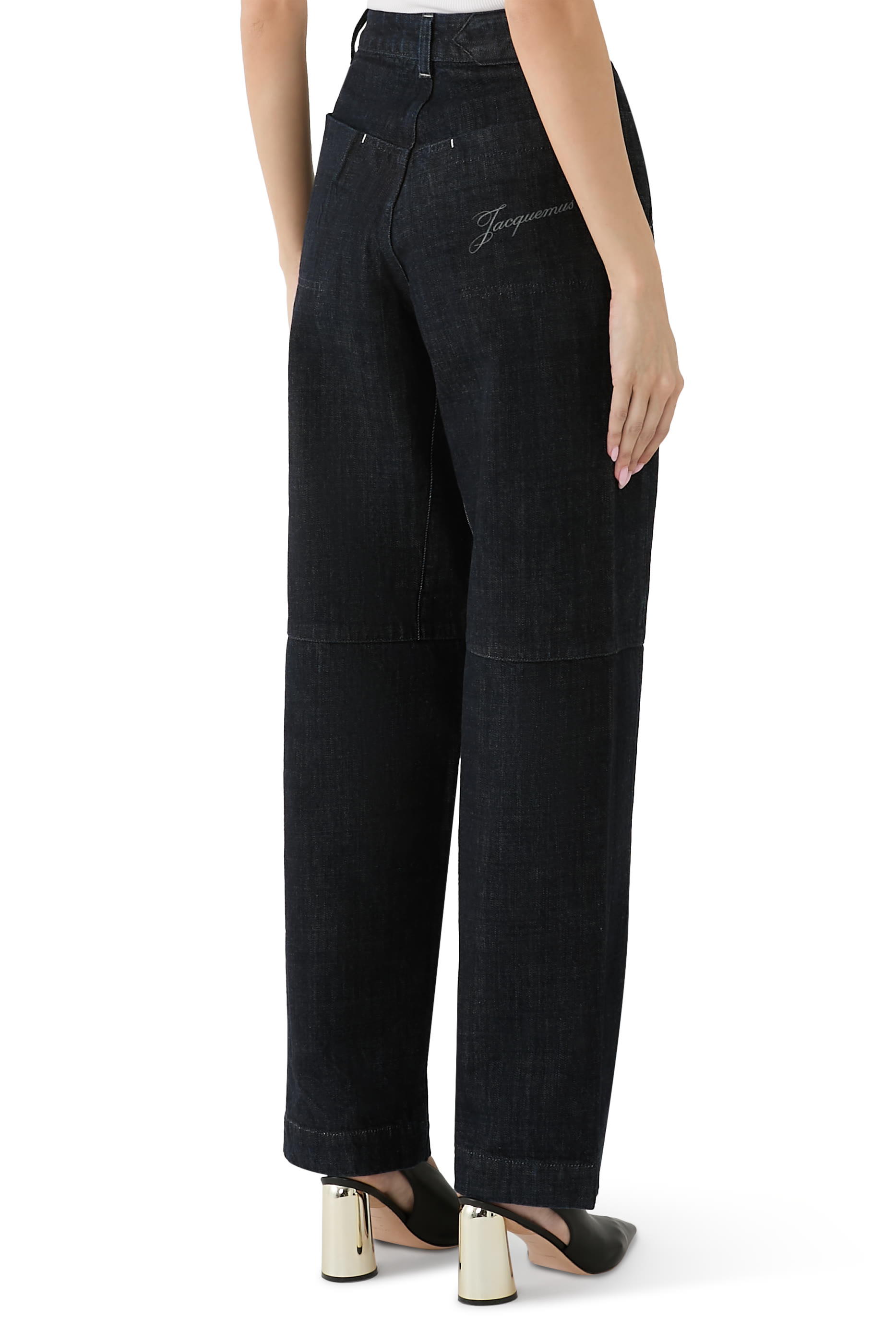 The De-N&icirc;mes Denim Cargo Pants