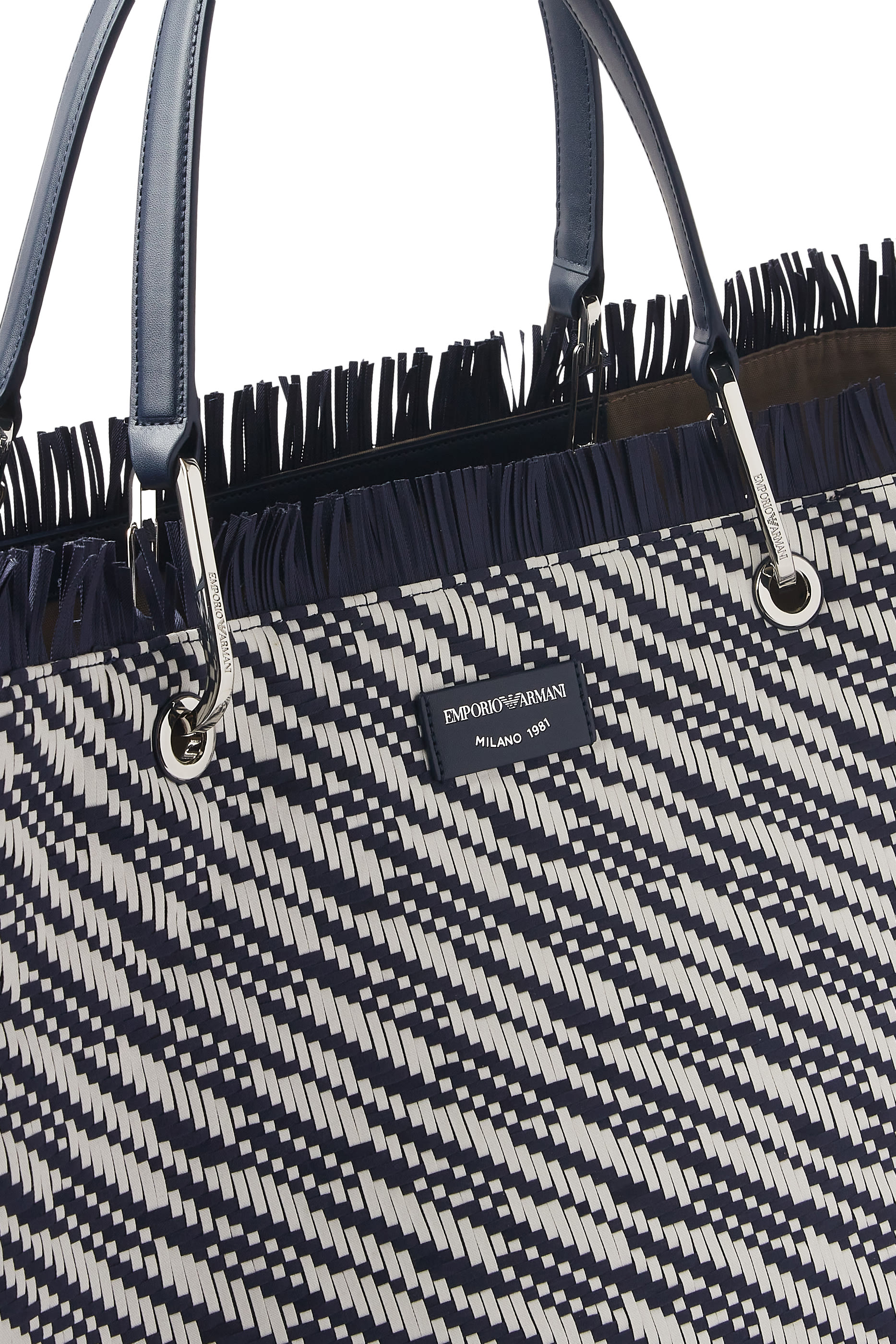 MyEA Basketweave Shopper Bag