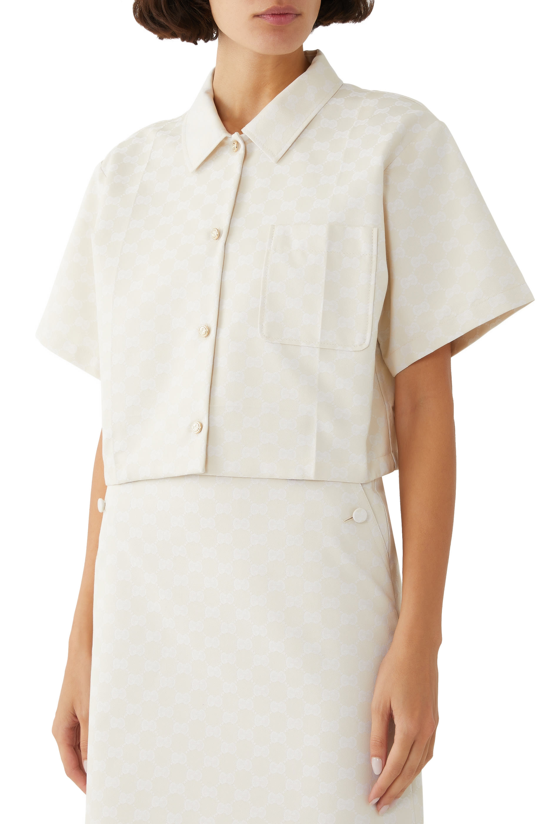 GG Cotton Gabardine Shirt