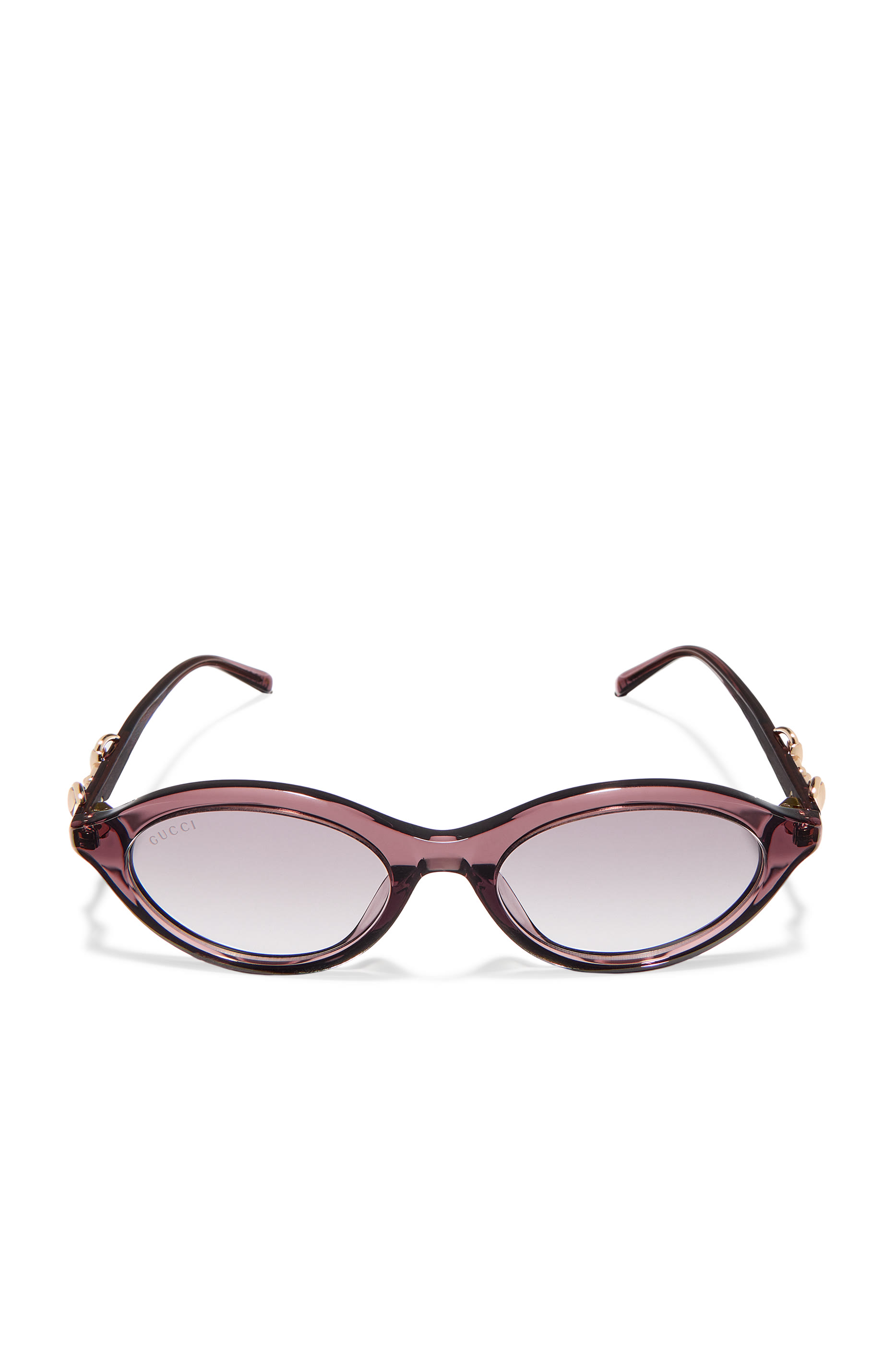 Oval-Frame Sunglasses