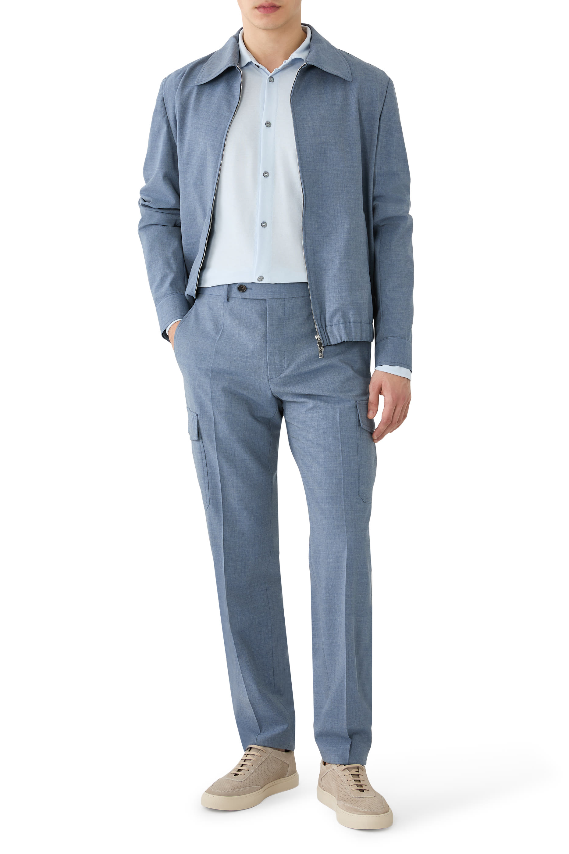 Pleated Pocket Trousers