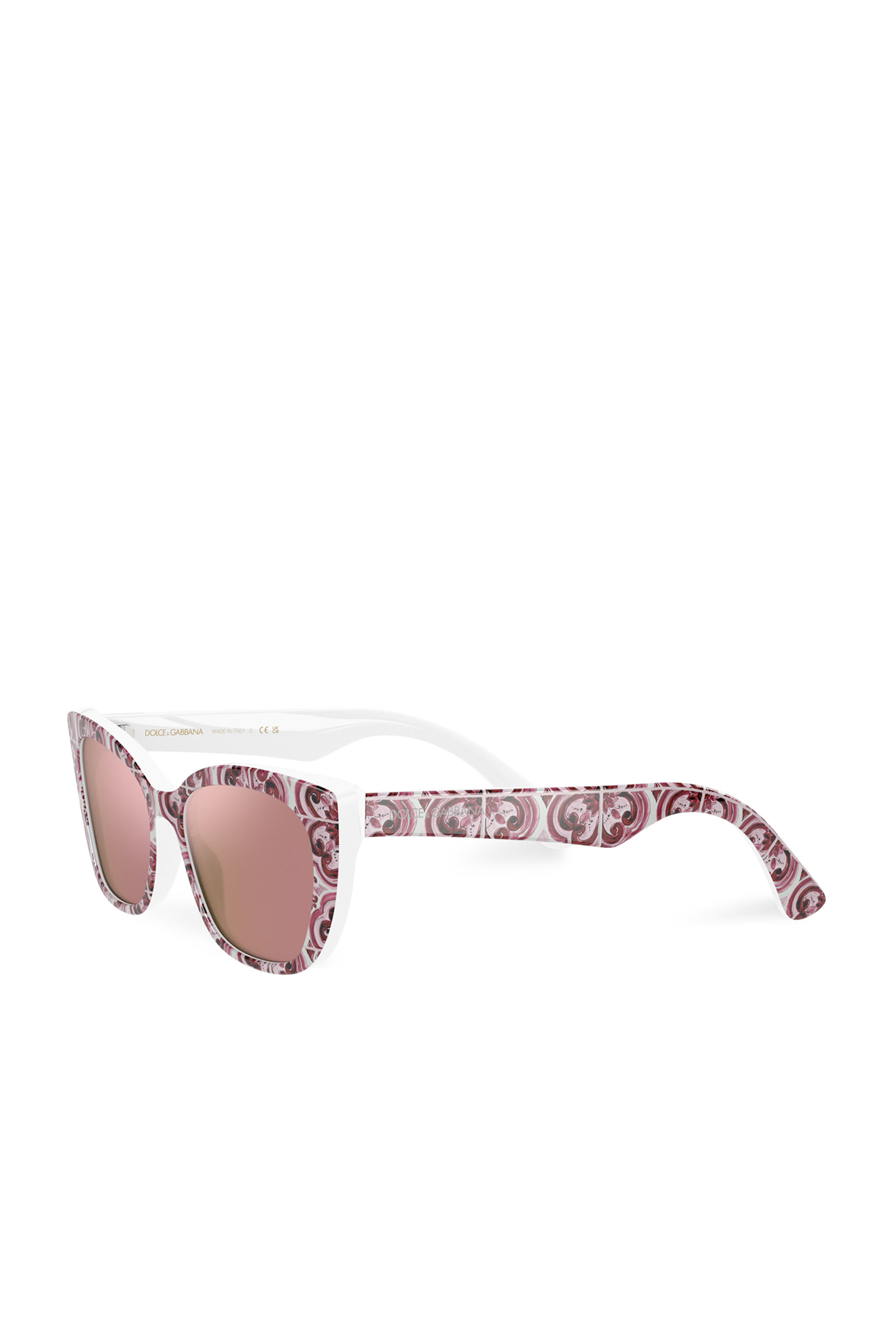 Majolica-Print Butterfly Sunglasses