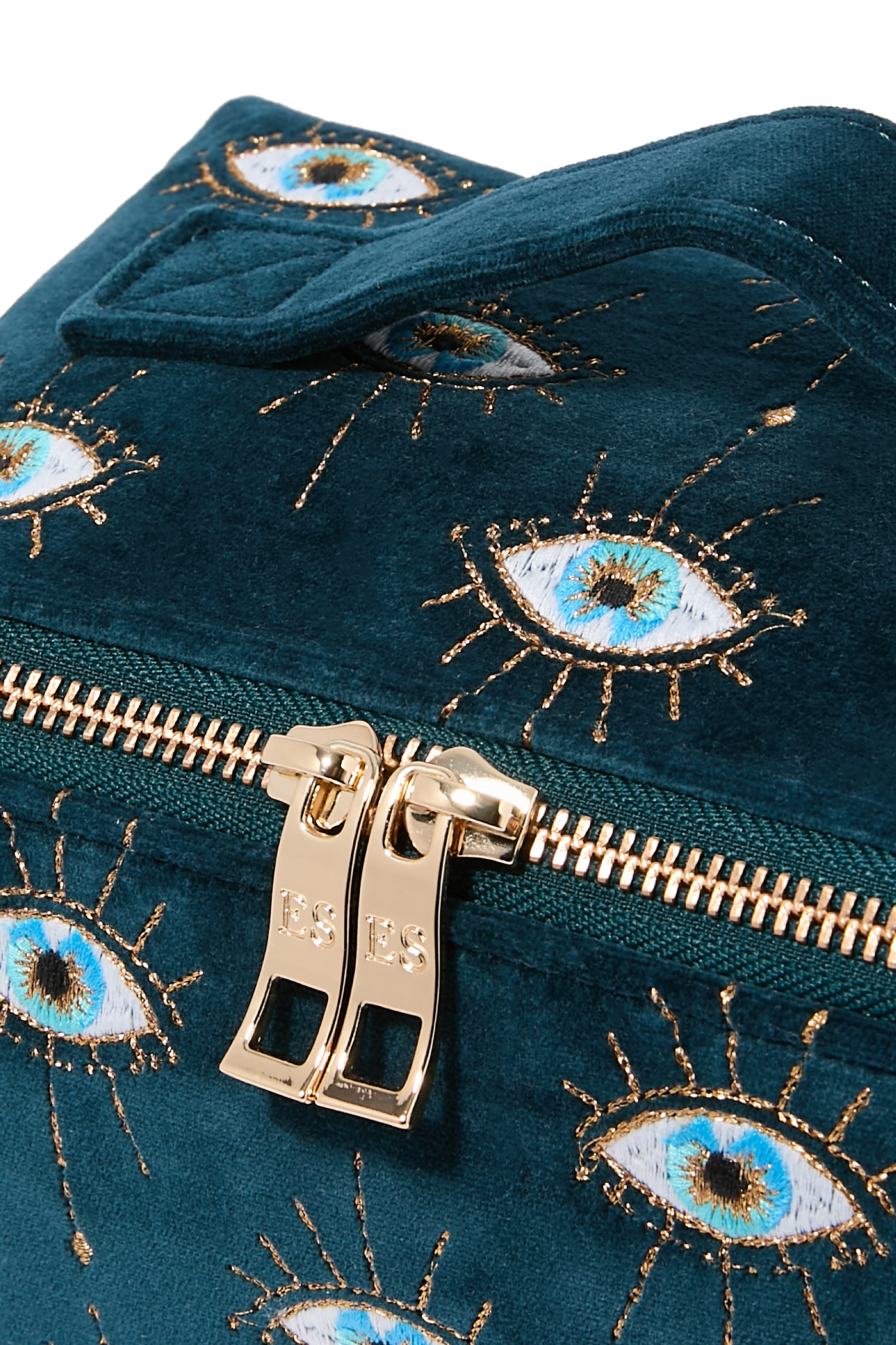 Mystical Eye Open Flat Makeup Bag 