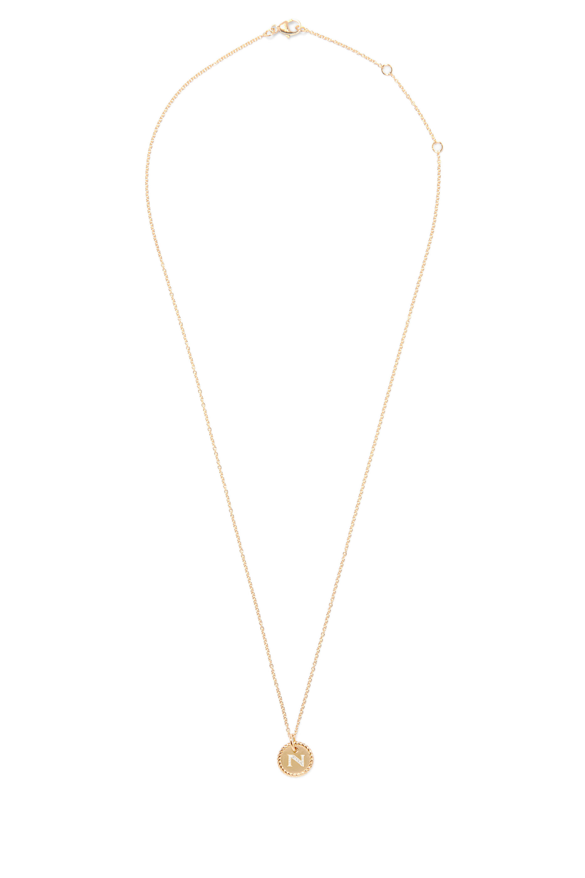 Initial Charm Necklace