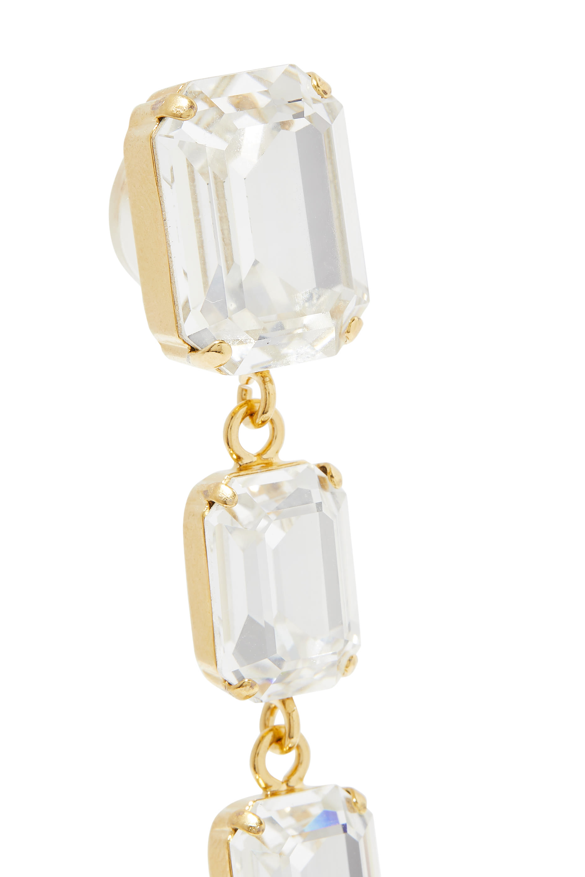 Lydia Long Earrings, 18k Gold-Plated Brass