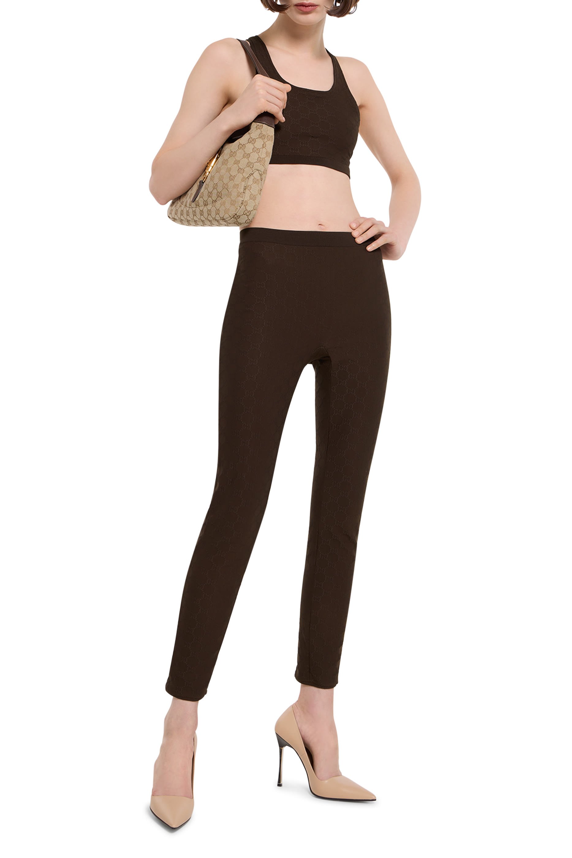  GG Jersey Jacquard Leggings 
