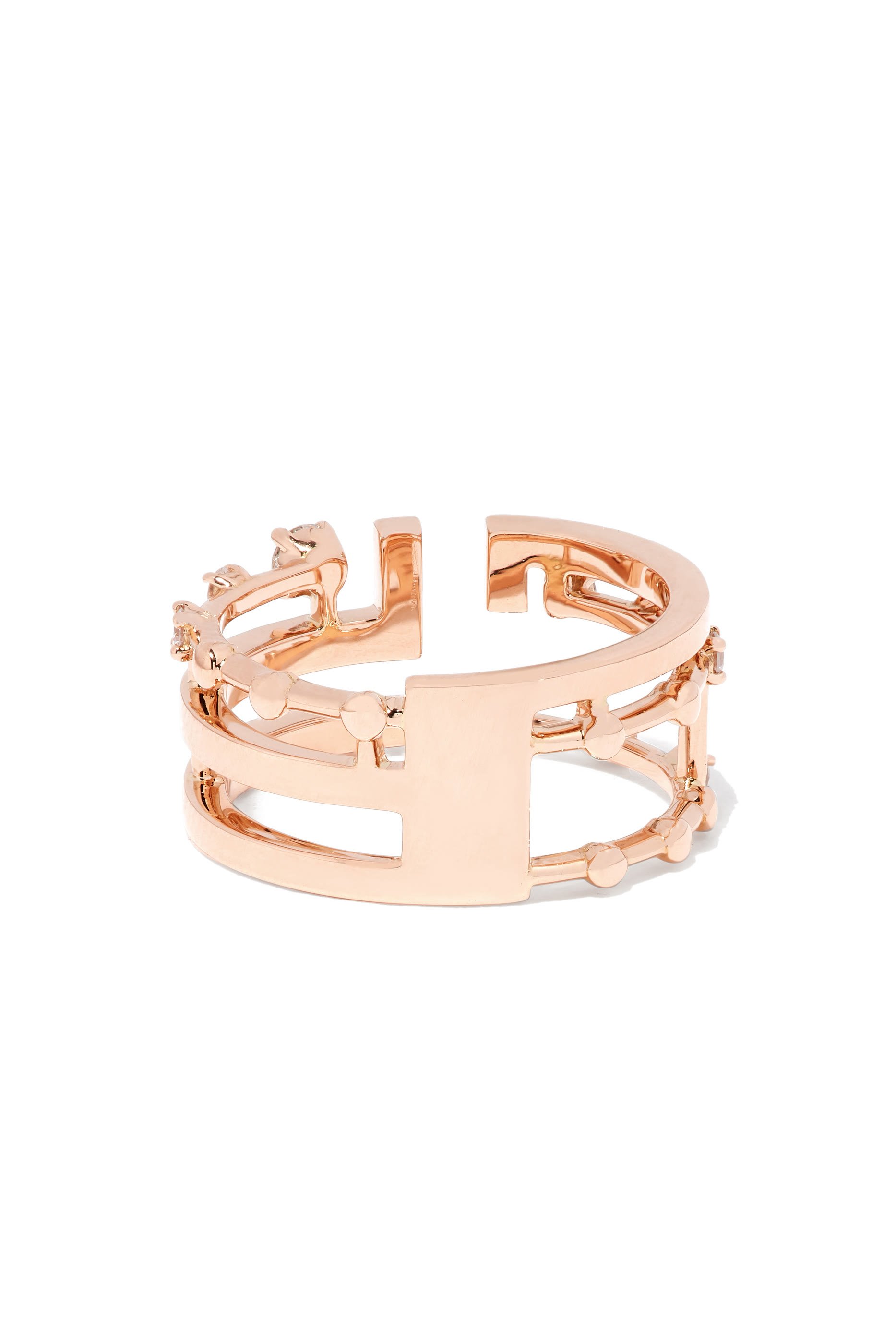 Avenues Diamond Ring 18kt Rose Gold