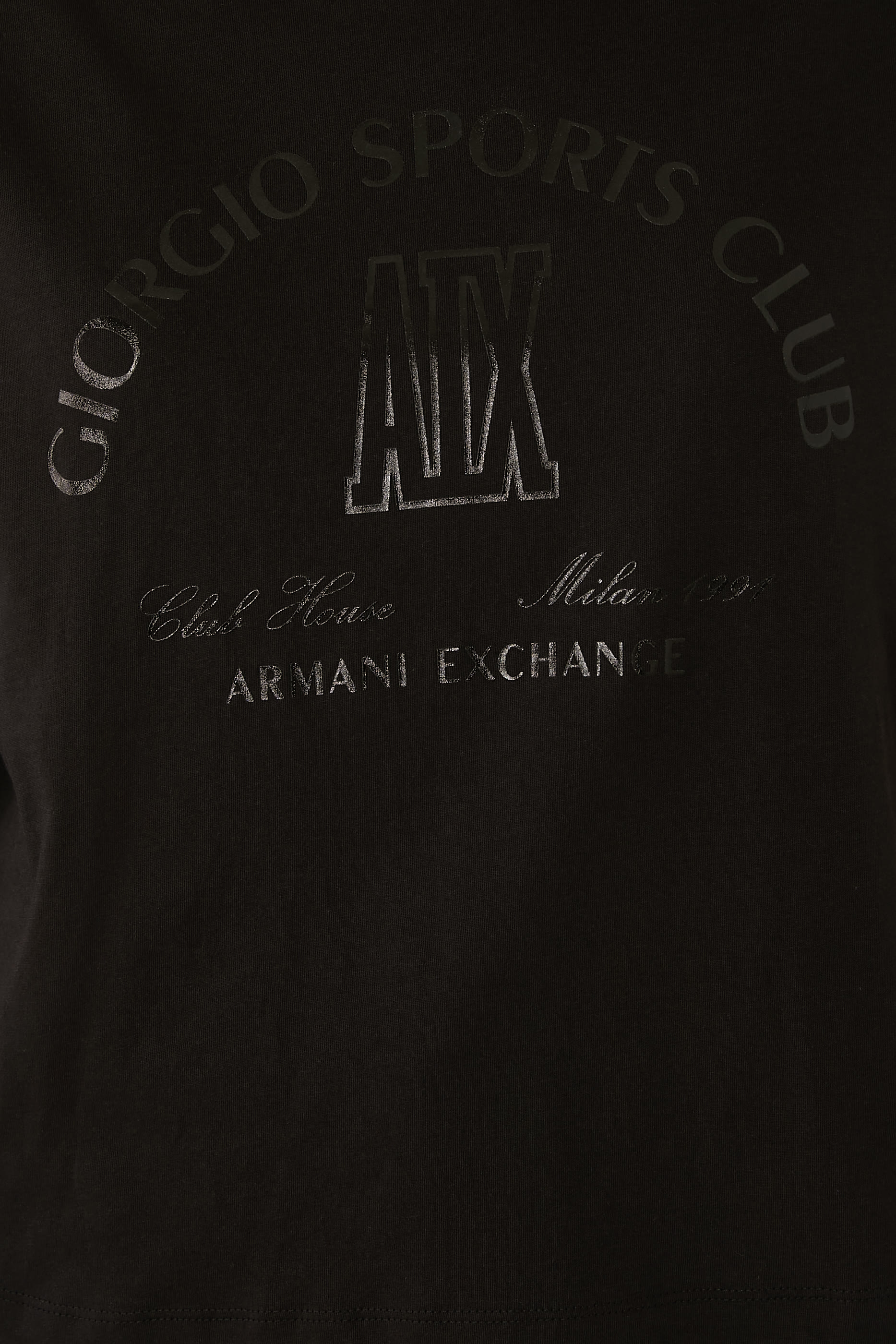 Clubhouse AX Logo Cropped T-Shirt