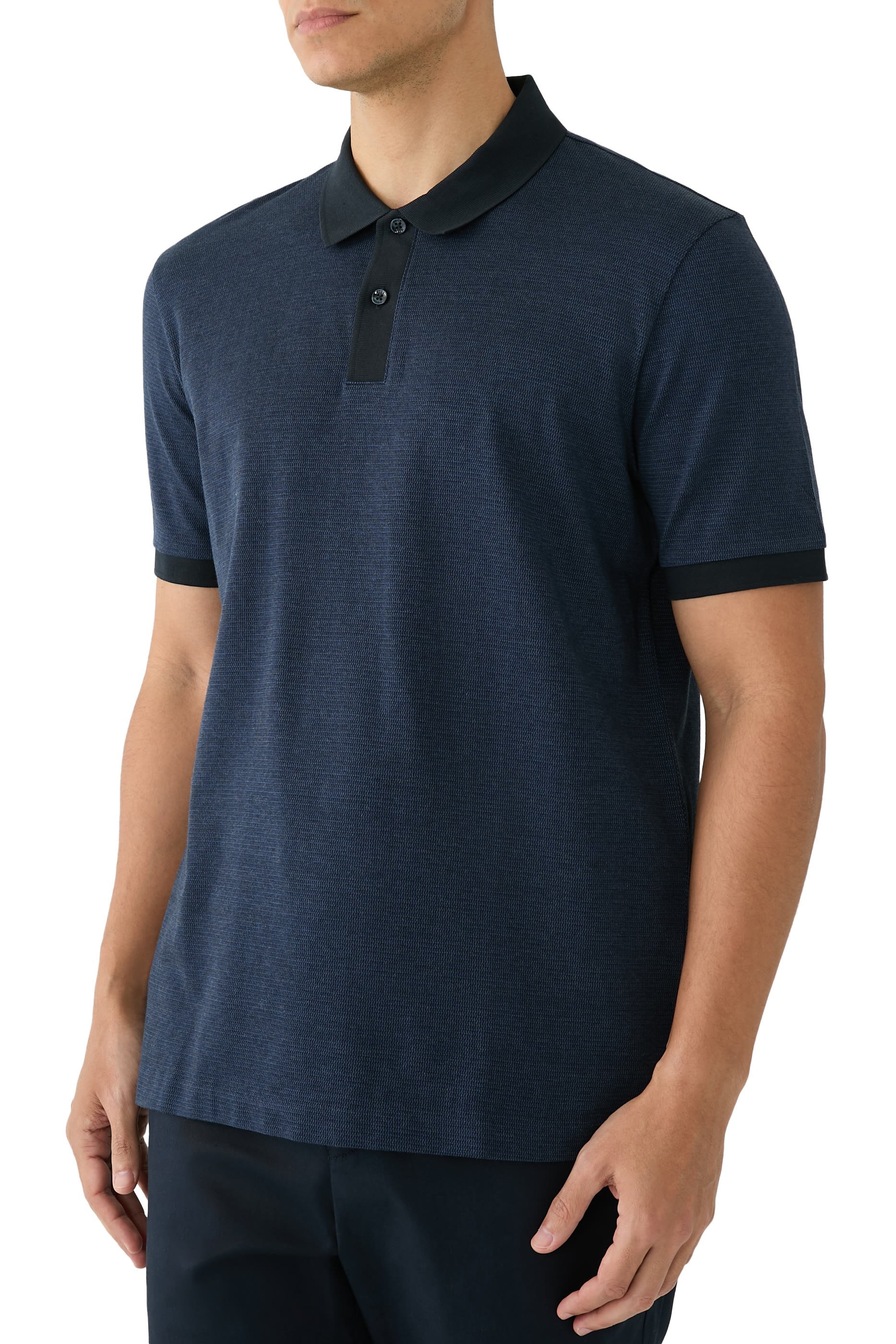 Mercerised-Cotton Polo Shirt