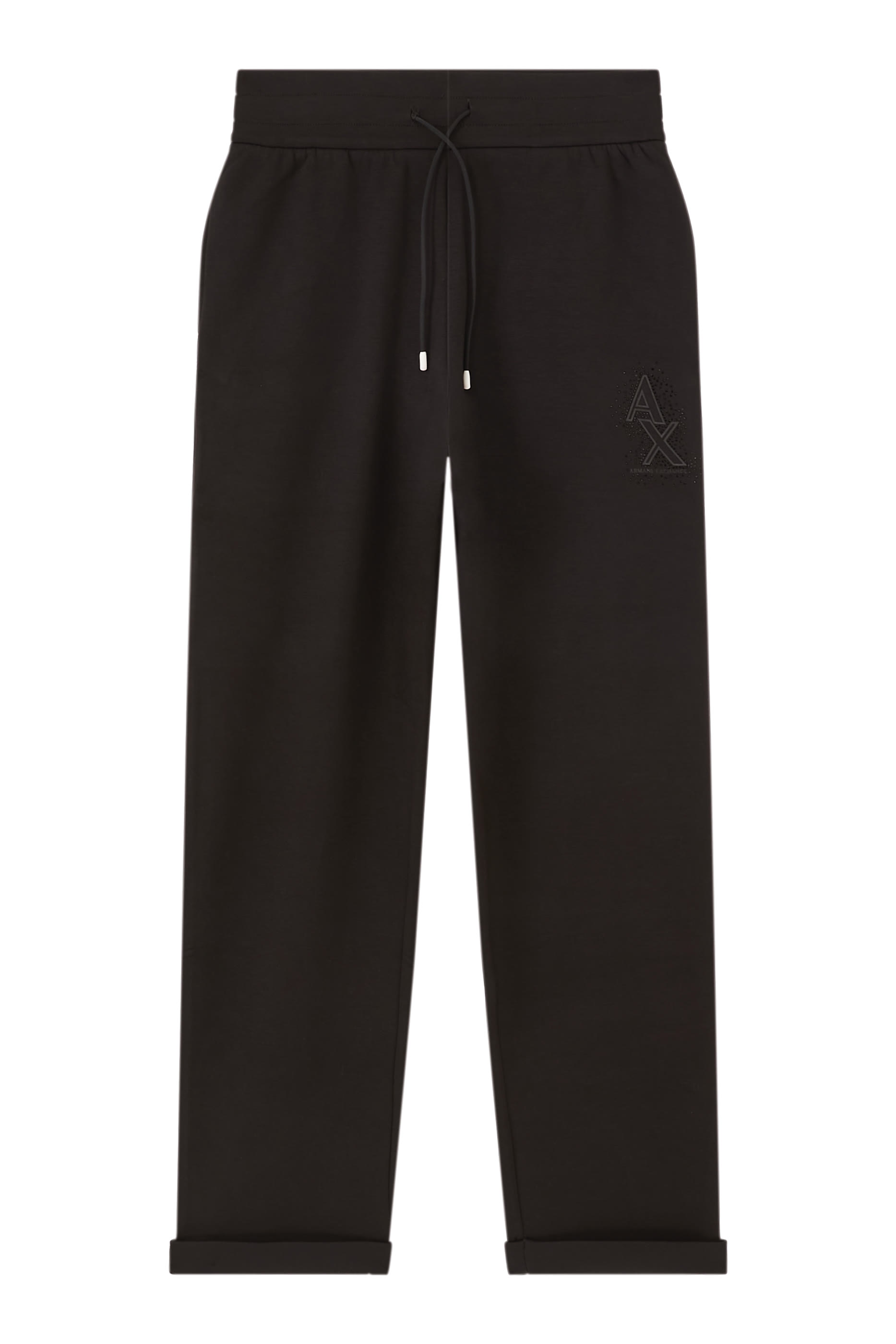 Rhinestone Logo Interlock Trousers